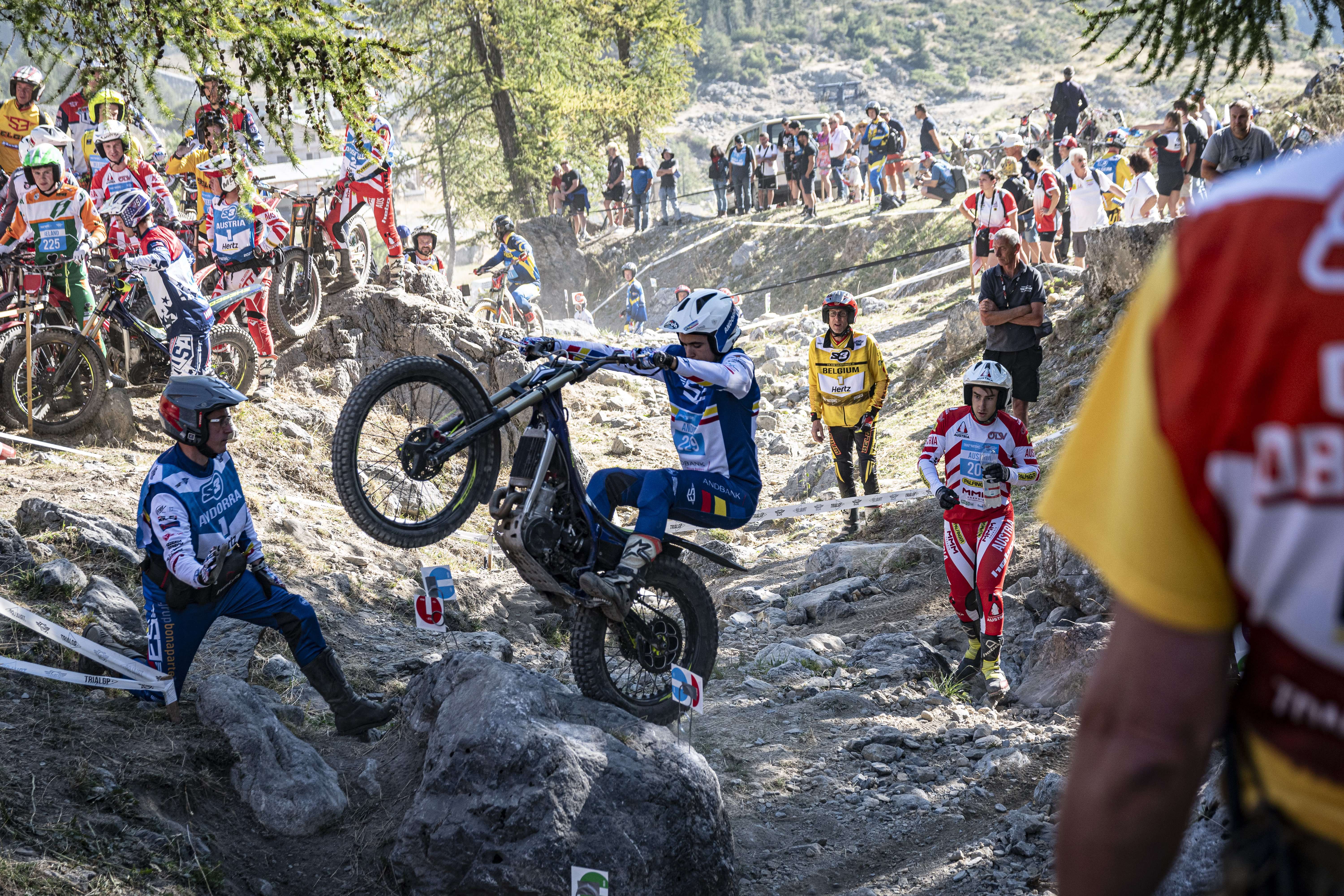 Un moment de la participació andorrana al Trial.