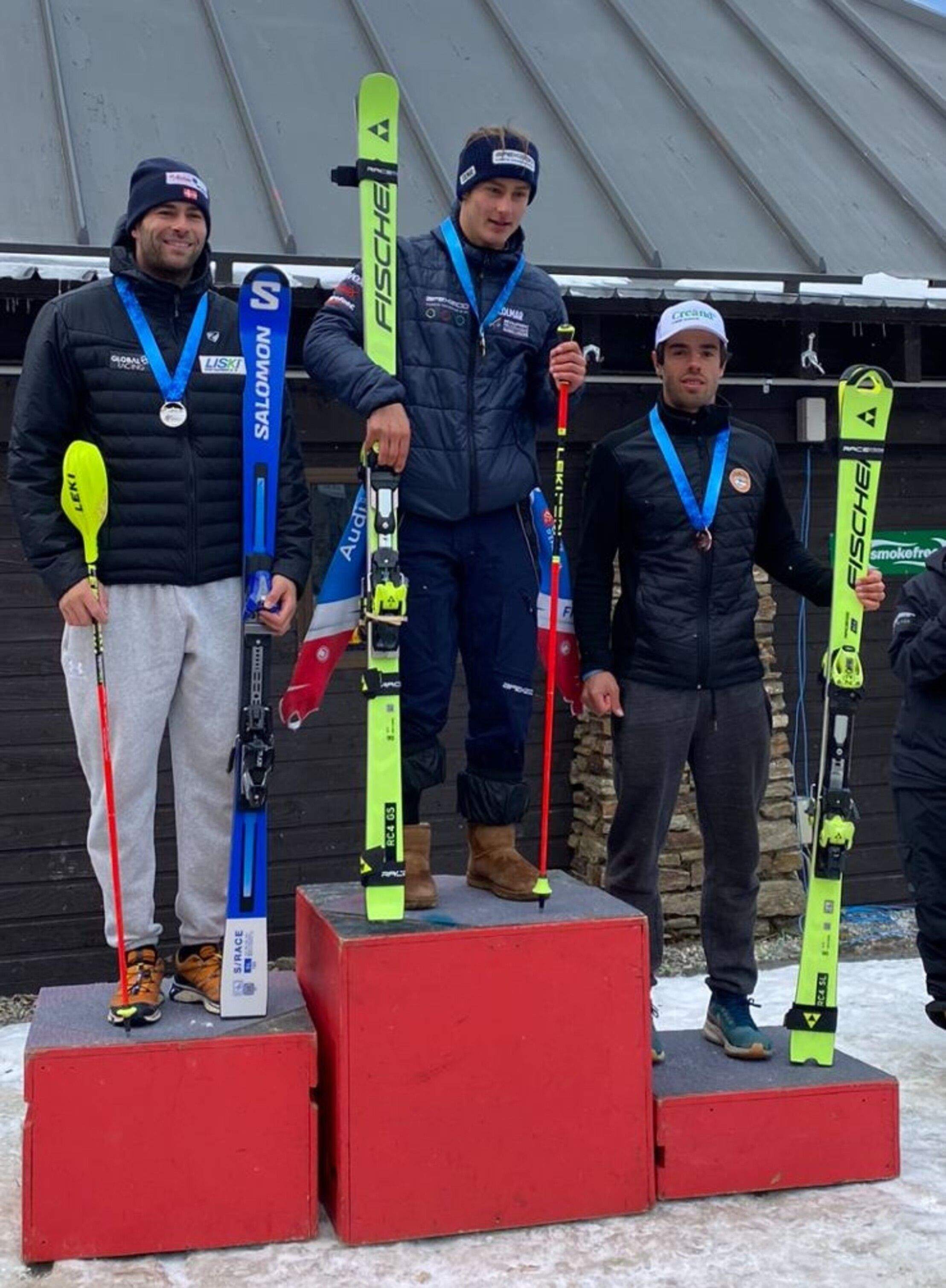 Àxel Esteve al podi.