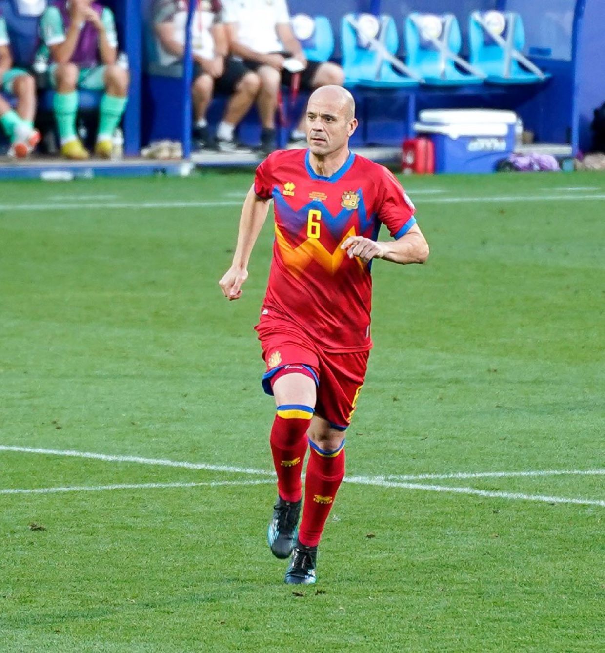 Ilde Lima en el partit contra Bielorrússia