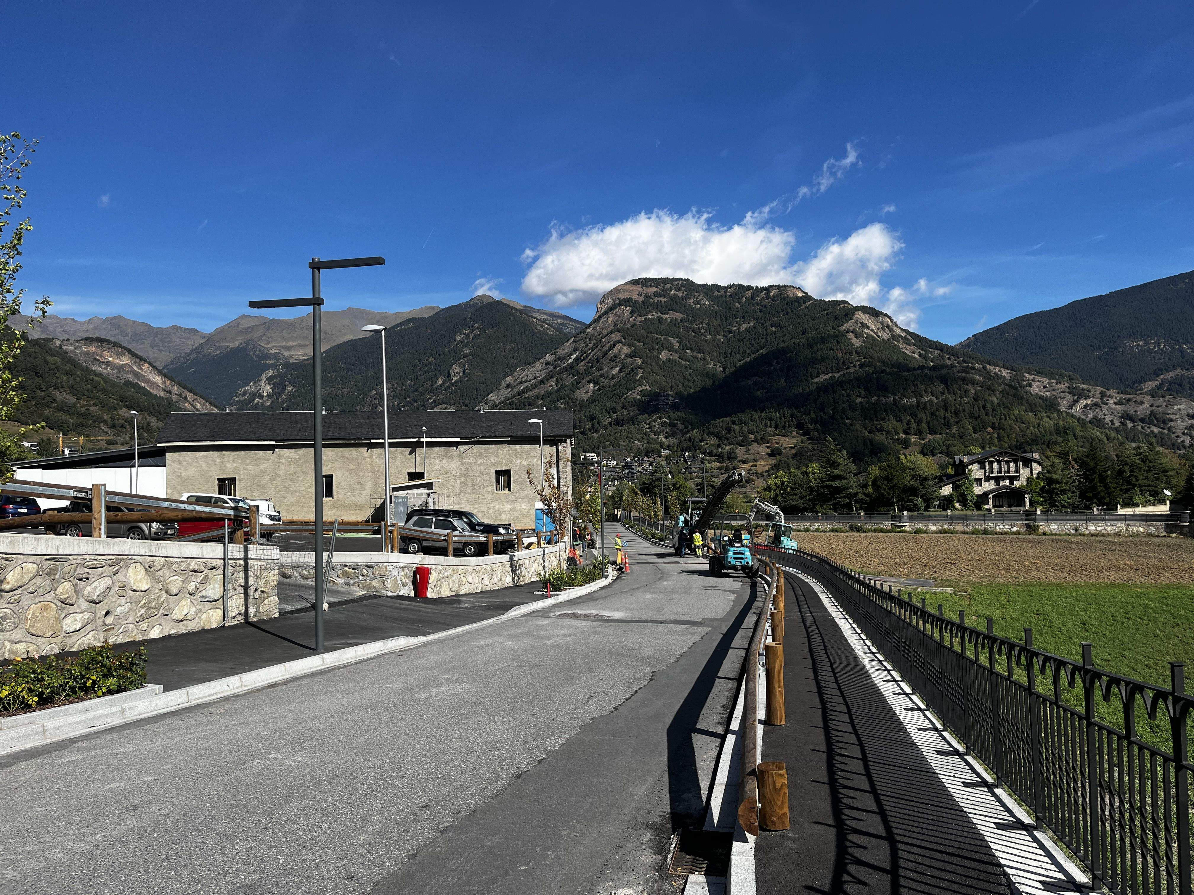 Tram on s'han de fer les obres.