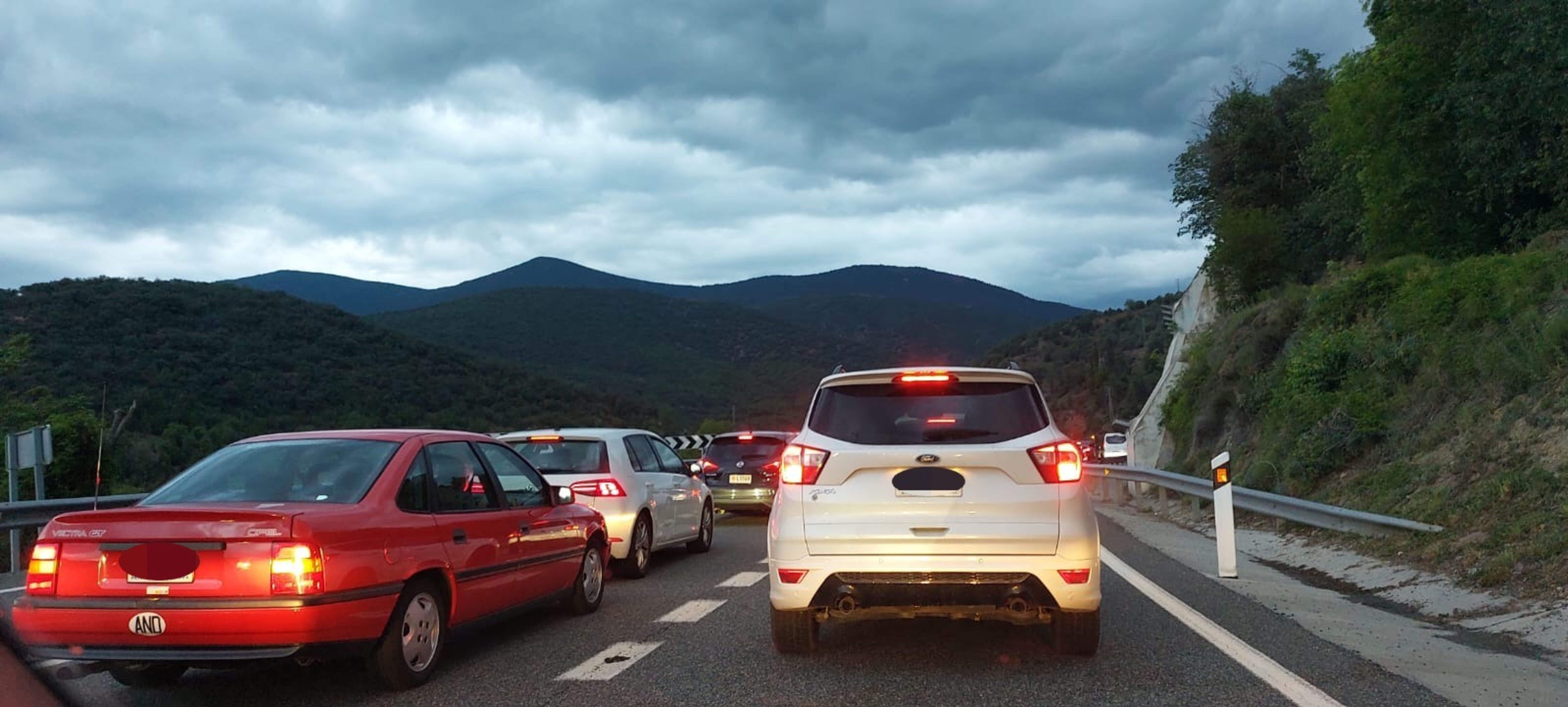 Retencions en direcció a Andorra.