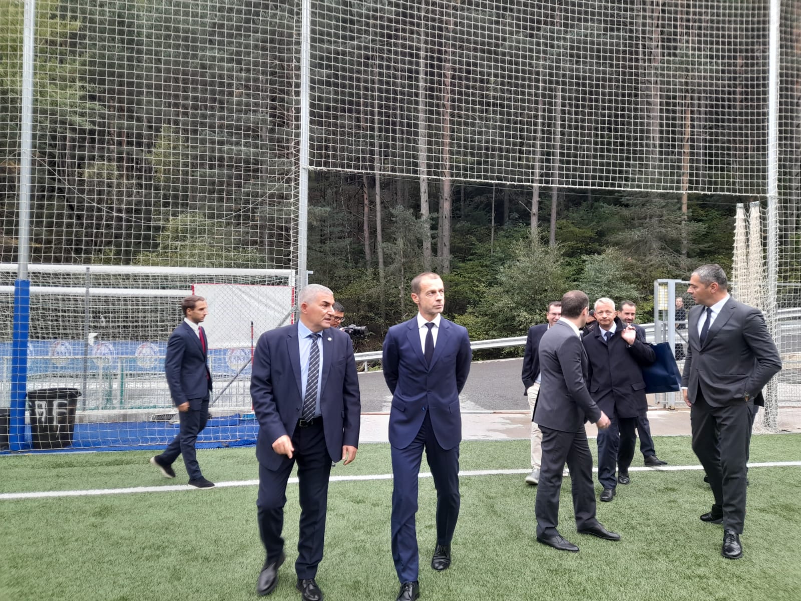 Fèlix Álvarez i Ceferin entreant al Centre Esportiu Francesc Vila Fèlix Álvarez i Ceferin entreant al Centre Esportiu Francesc Vila