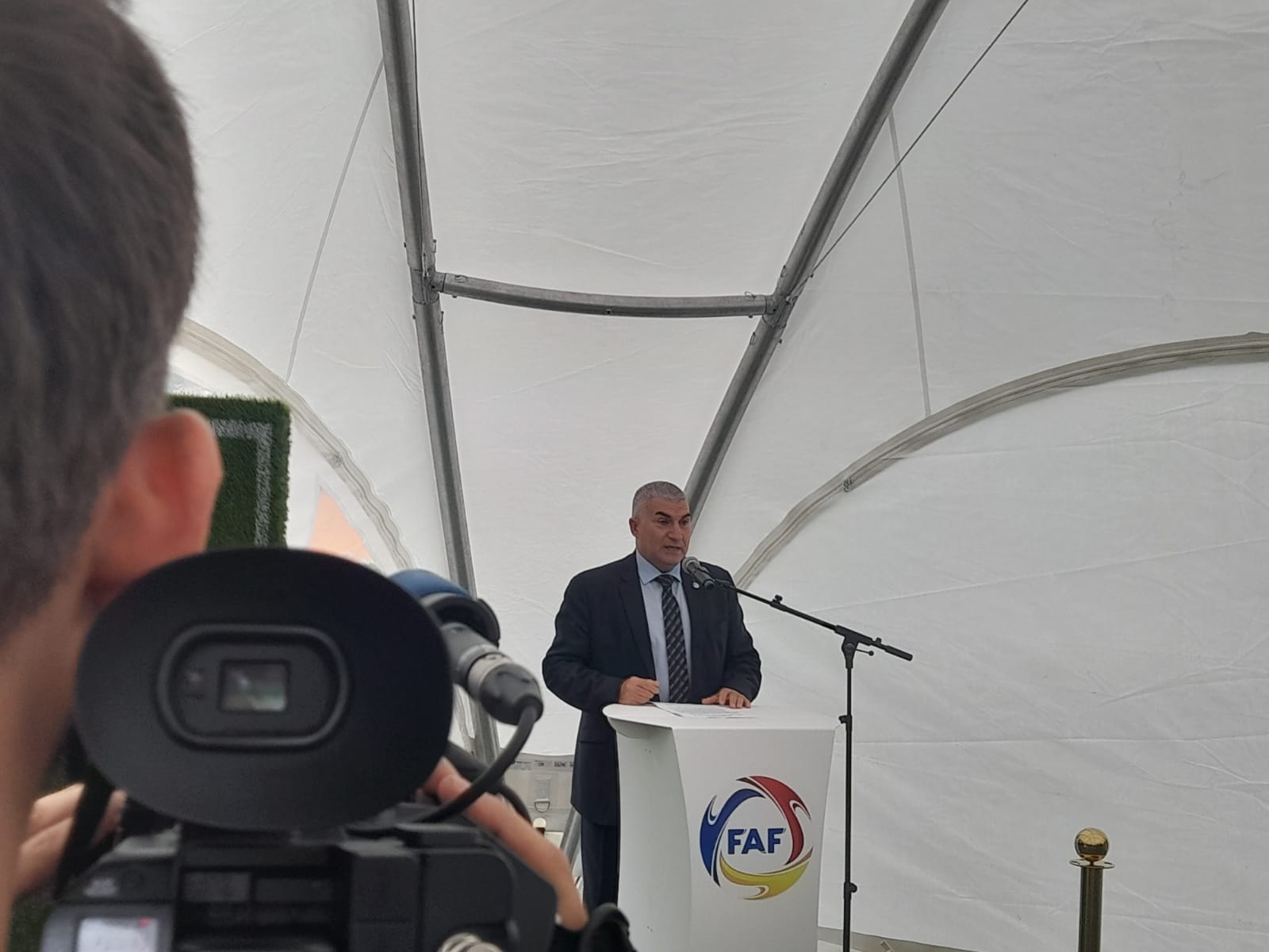 Fèlix Álvarez en la inauguració del Centre d'Entrenament Francesc Vila Fèlix Álvarez en la inauguració del Centre d'Entrenament Francesc Vila