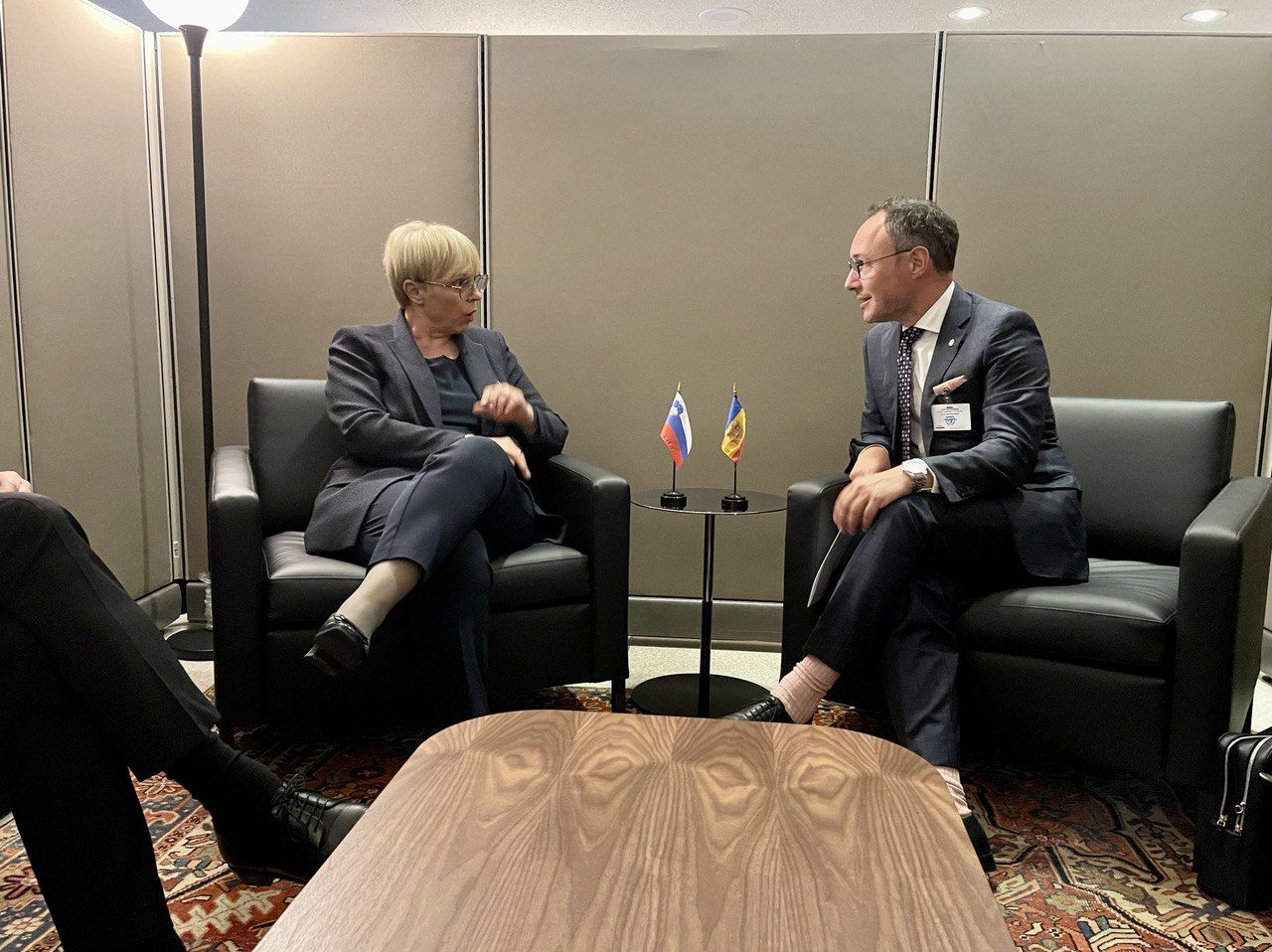 El cap de Govern, Xavier Espot, i la presidenta d’Eslovènia, Nataša Pirc Musar. El cap de Govern, Xavier Espot, i la presidenta d’Eslovènia, Nataša Pirc Musar.