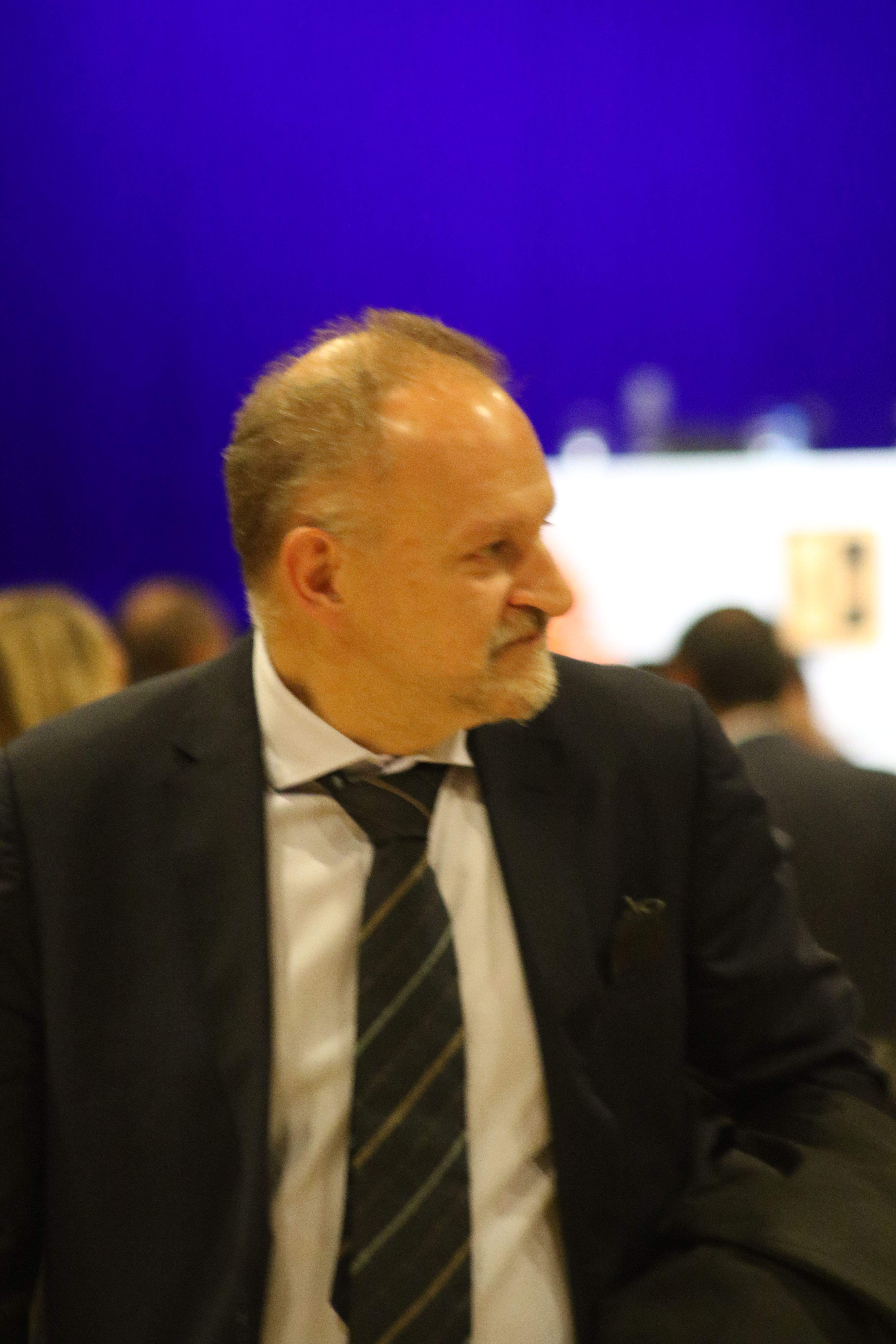 Xavier Sopena aquest divendres en la festa patronímica dels advocats.