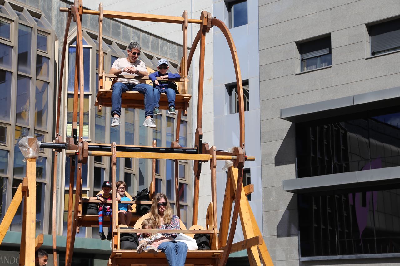 La roda medieval vinguda de França ha estat un dels èxits de la fira.