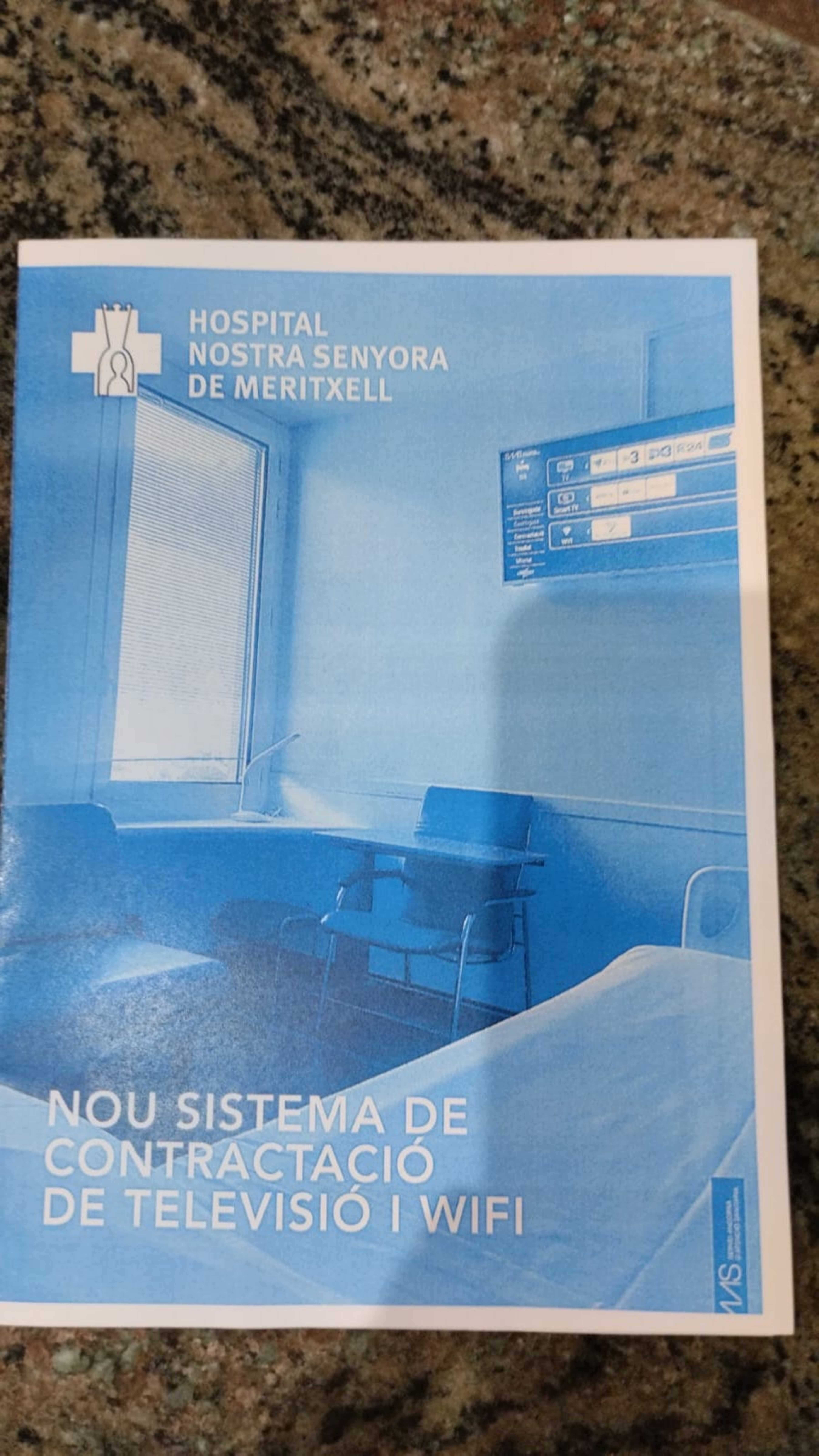L'hospital té un nou sistema de televisió i wifi.