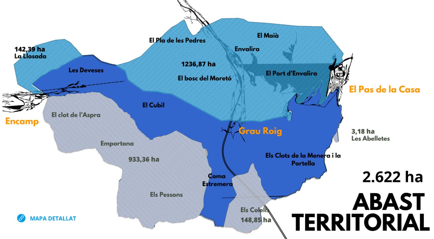 Els terrenys de la nova concessió. Els terrenys de la nova concessió.