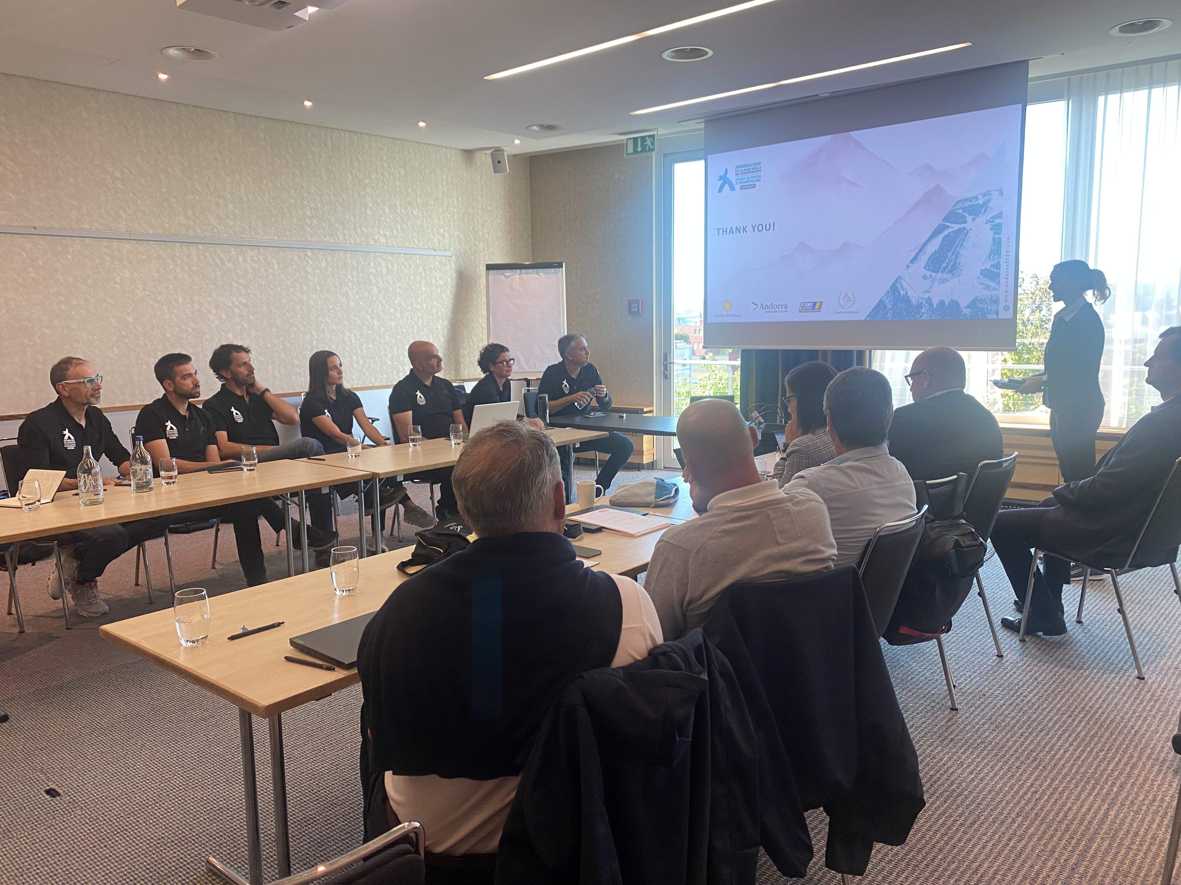 Presentació de la candidatura d'Andorra 2029 a la FIS.