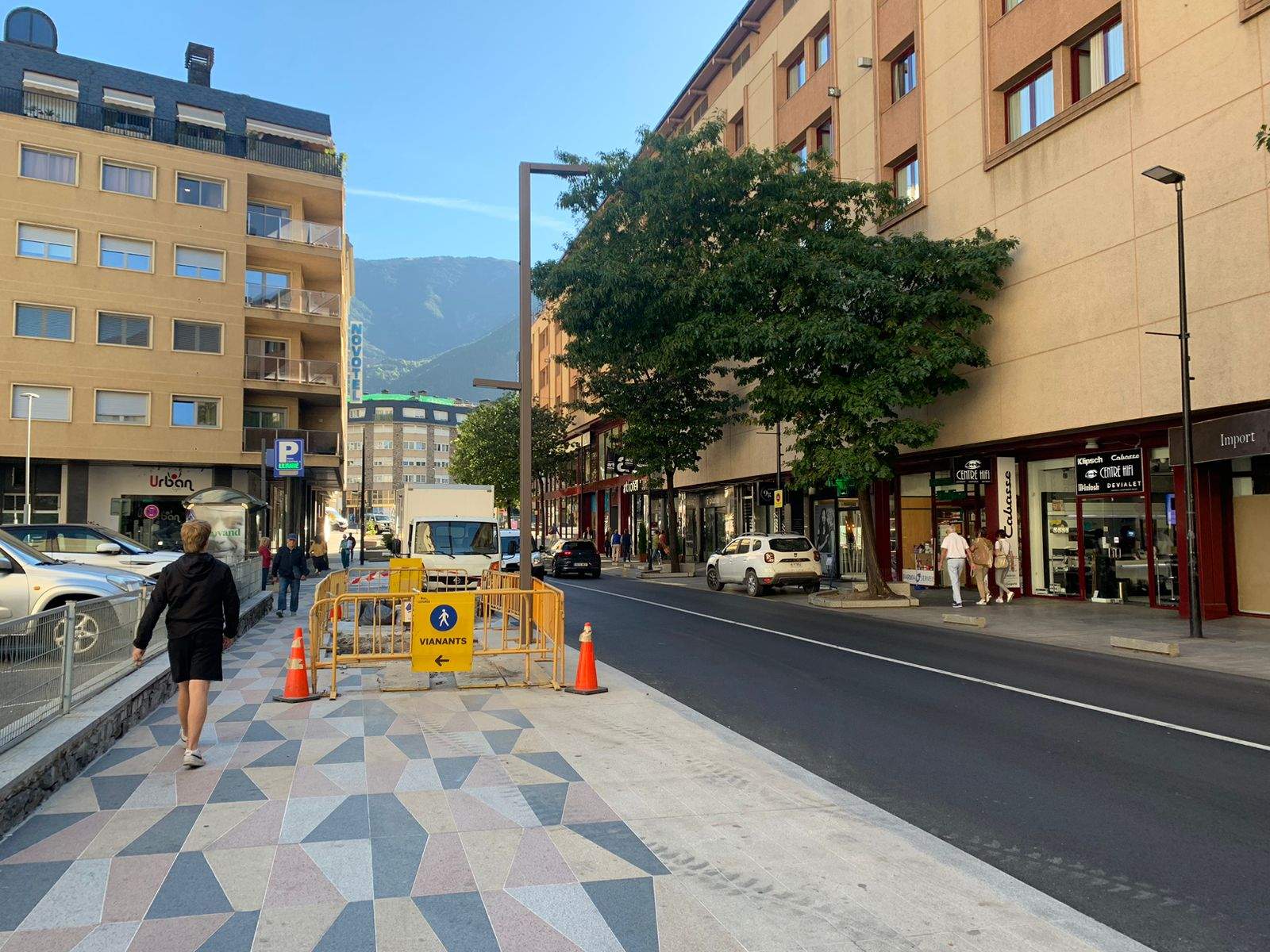 Una imatge del carrer Prat de la Creu on hi haurà la incidència.