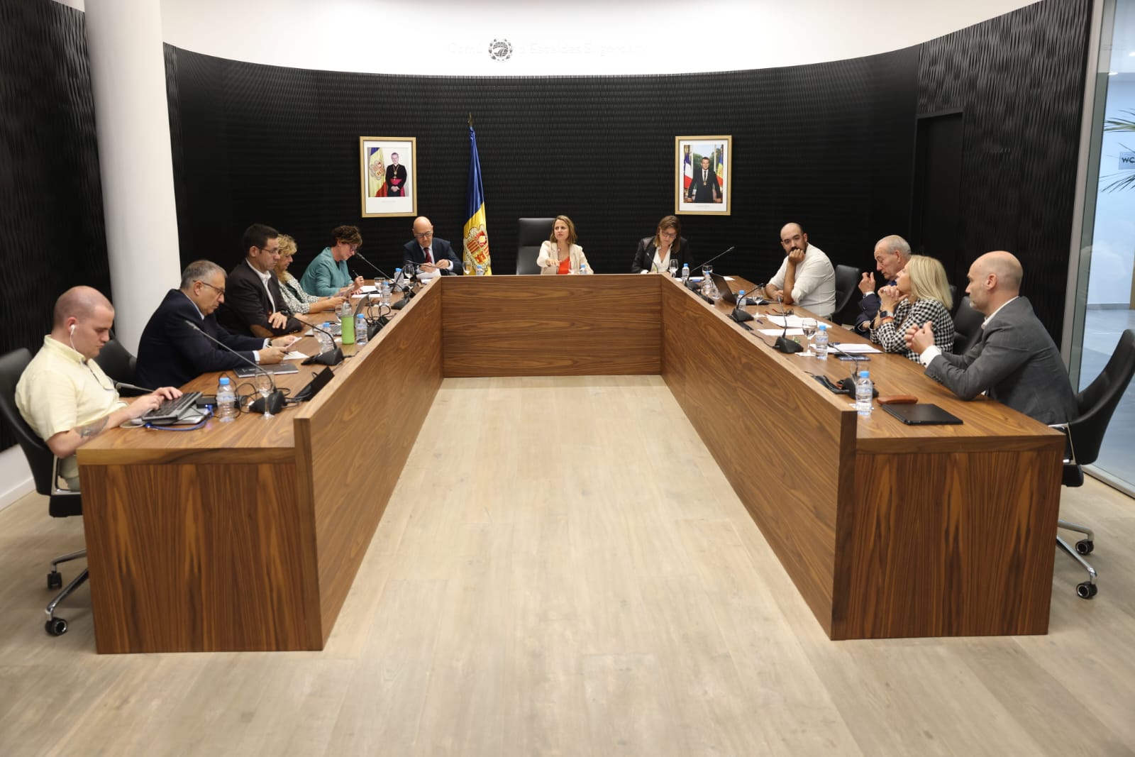 Un moment de la sessió de comú celebrada aquesta tarda.