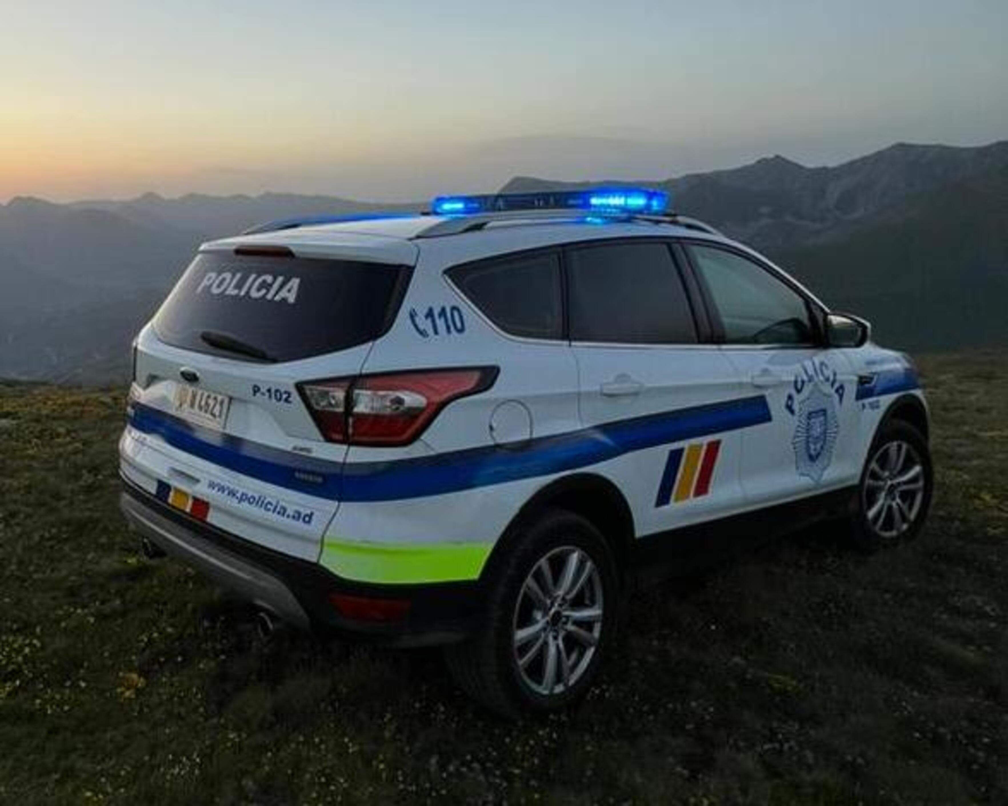 Un vehicle policial.