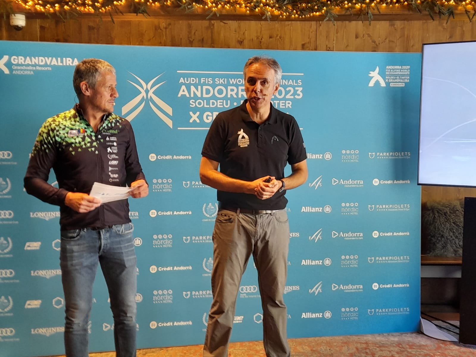 Carles Visa i David Hidalgo.