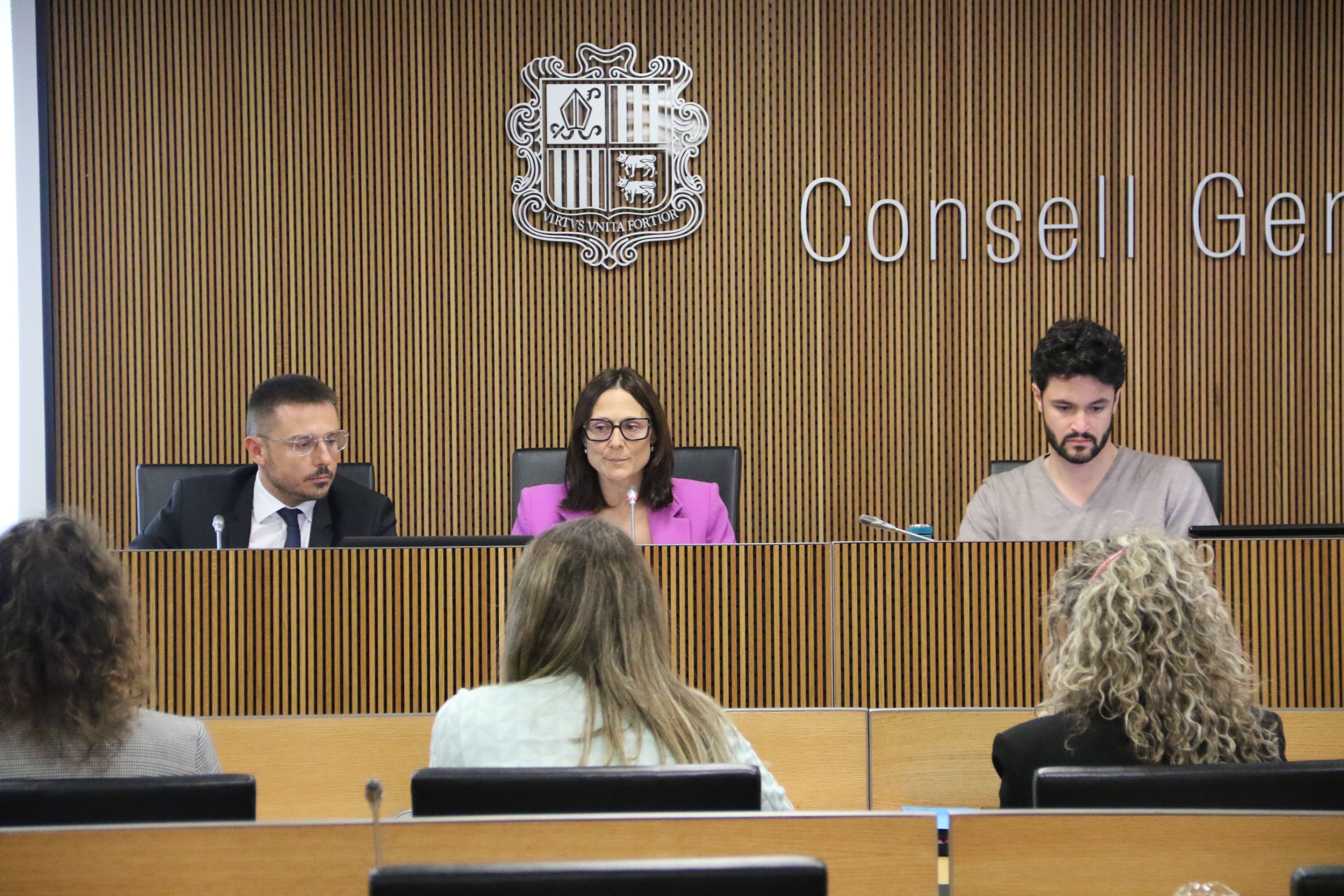 comissió legislativa interior consell general ester molné ministra interior i justícia