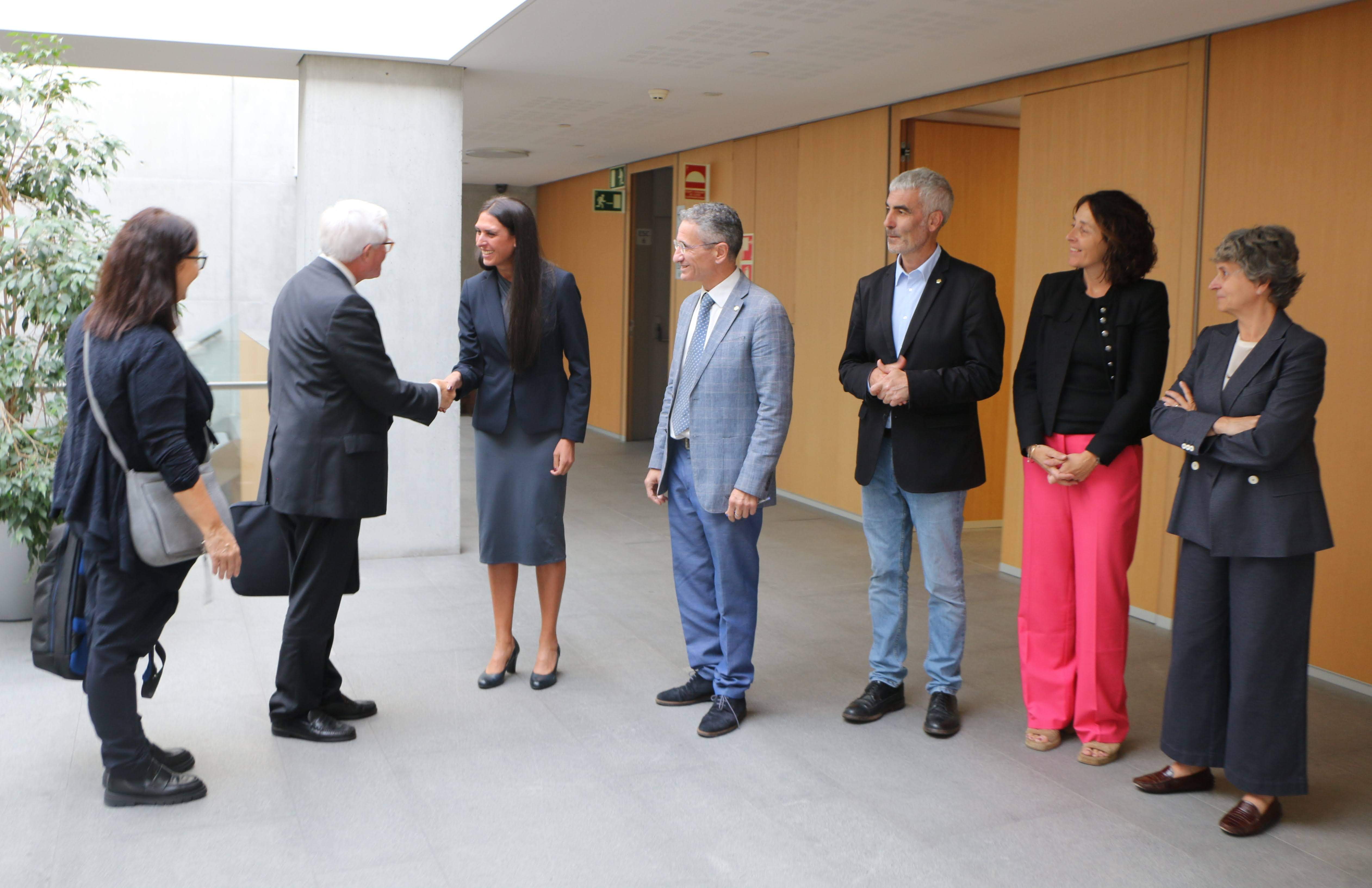 Els representants de l'ECRI amb els consellers generals.