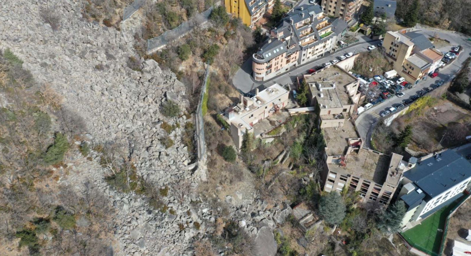 Els terrenys on s'actuarà per fer les proteccions.