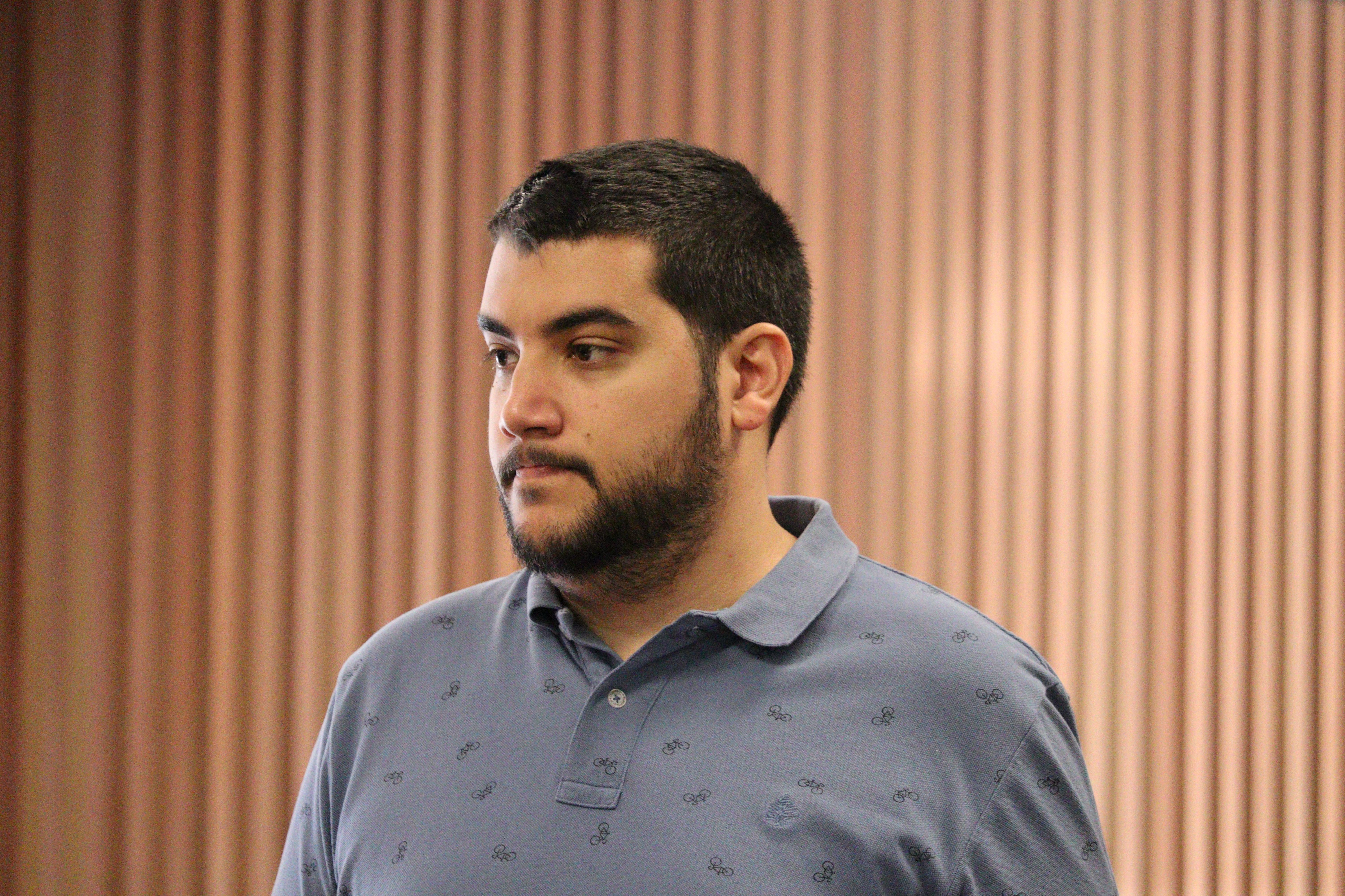 Pere Baró en seu parlamentària.