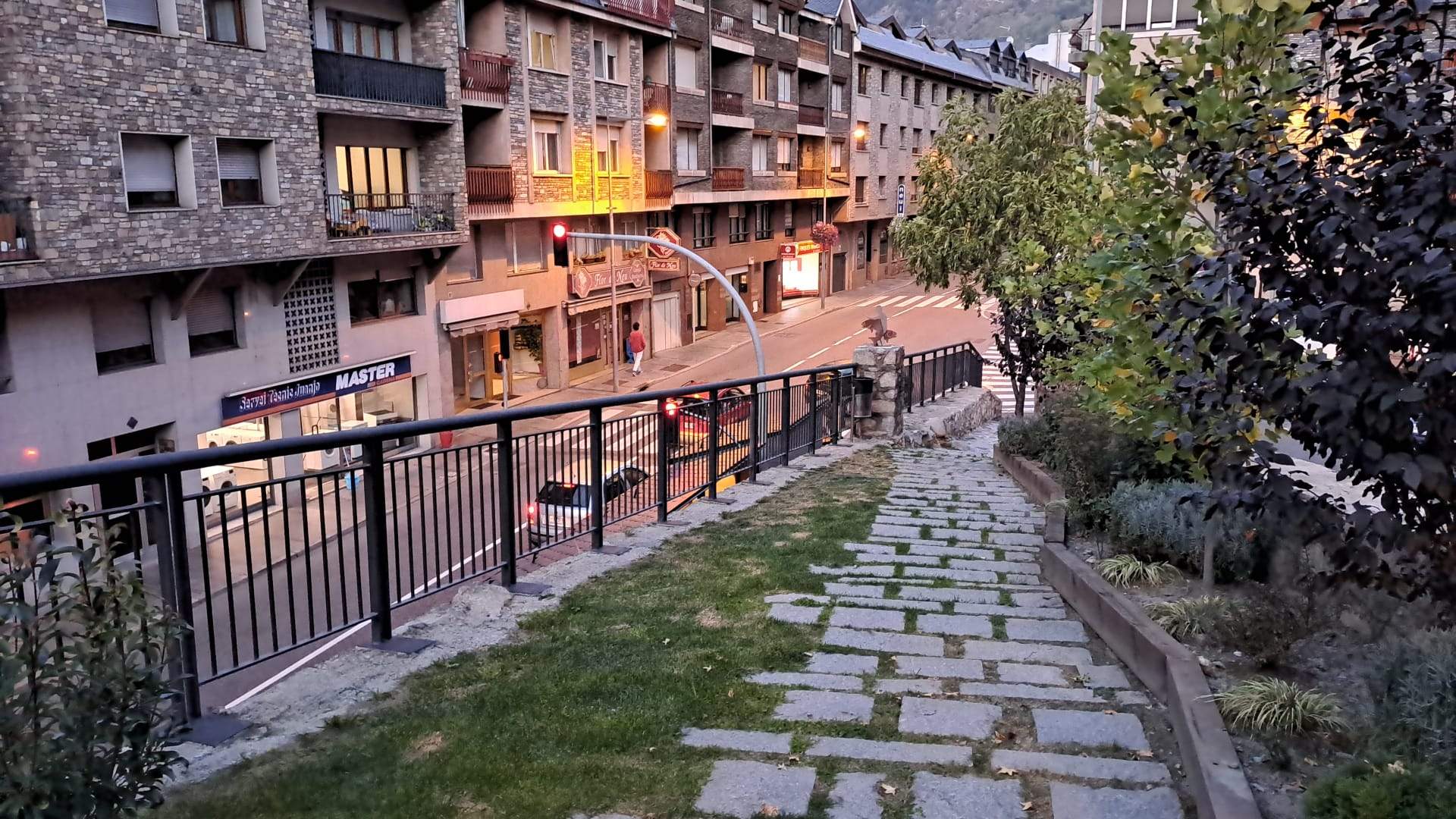 Una de les zones per on va estar buscant la policia.