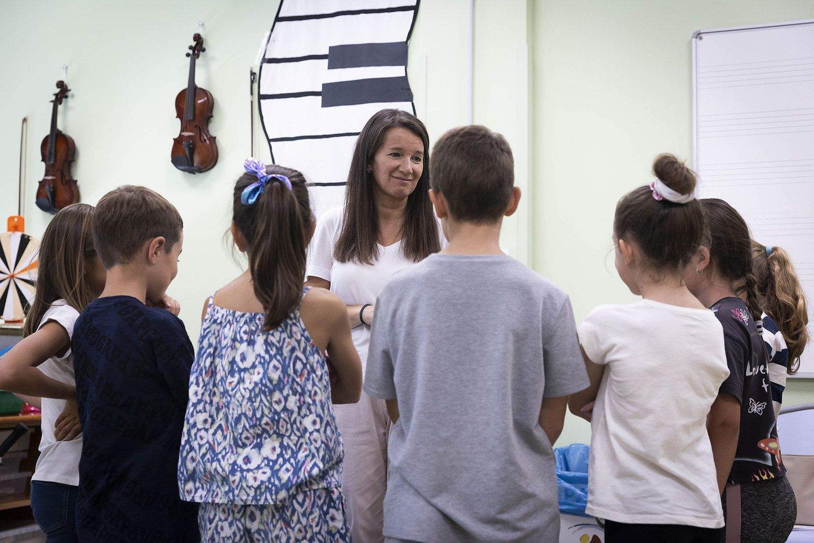 Alumnes participant al projecte 'ComSona!'.