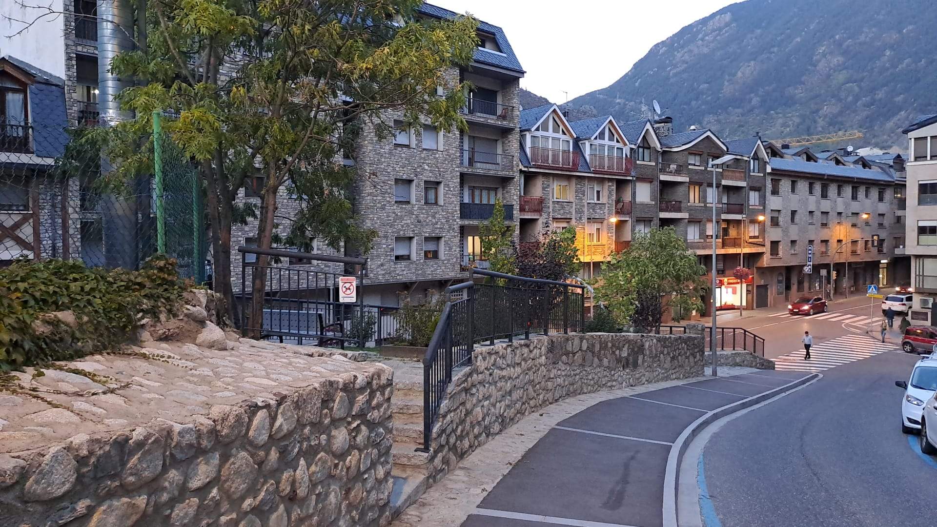 La zona que va estar pentinant la policia dilluns al migdia.