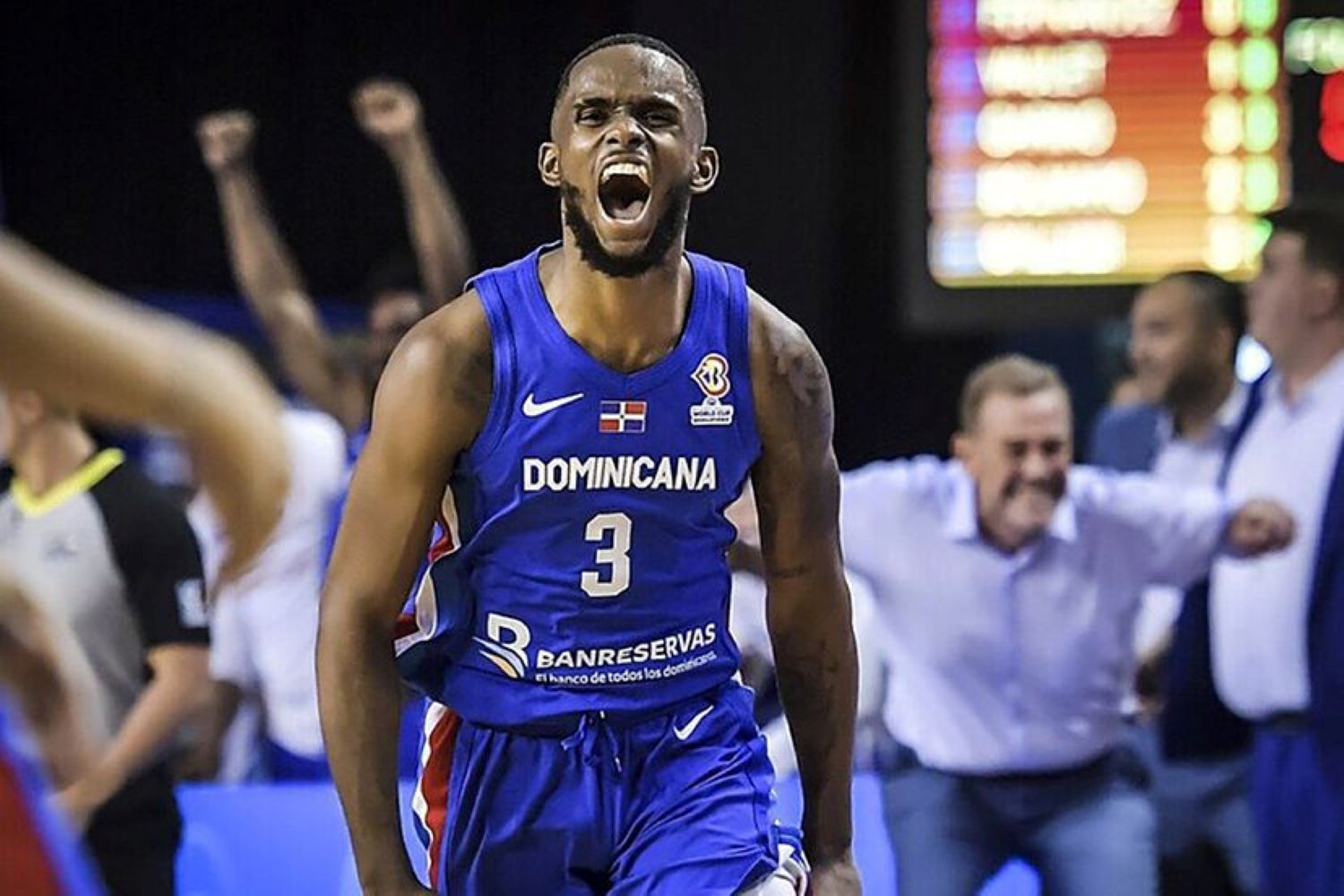 Jean Montero, amb la seva selecció.