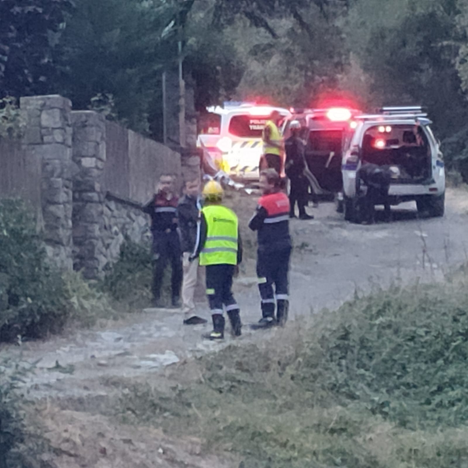 Dispositiu de recerca a la zona.