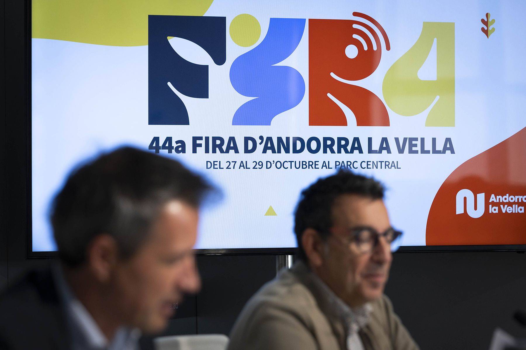 David Astrié i Miquel Canturri durant la presentació de la Fira.