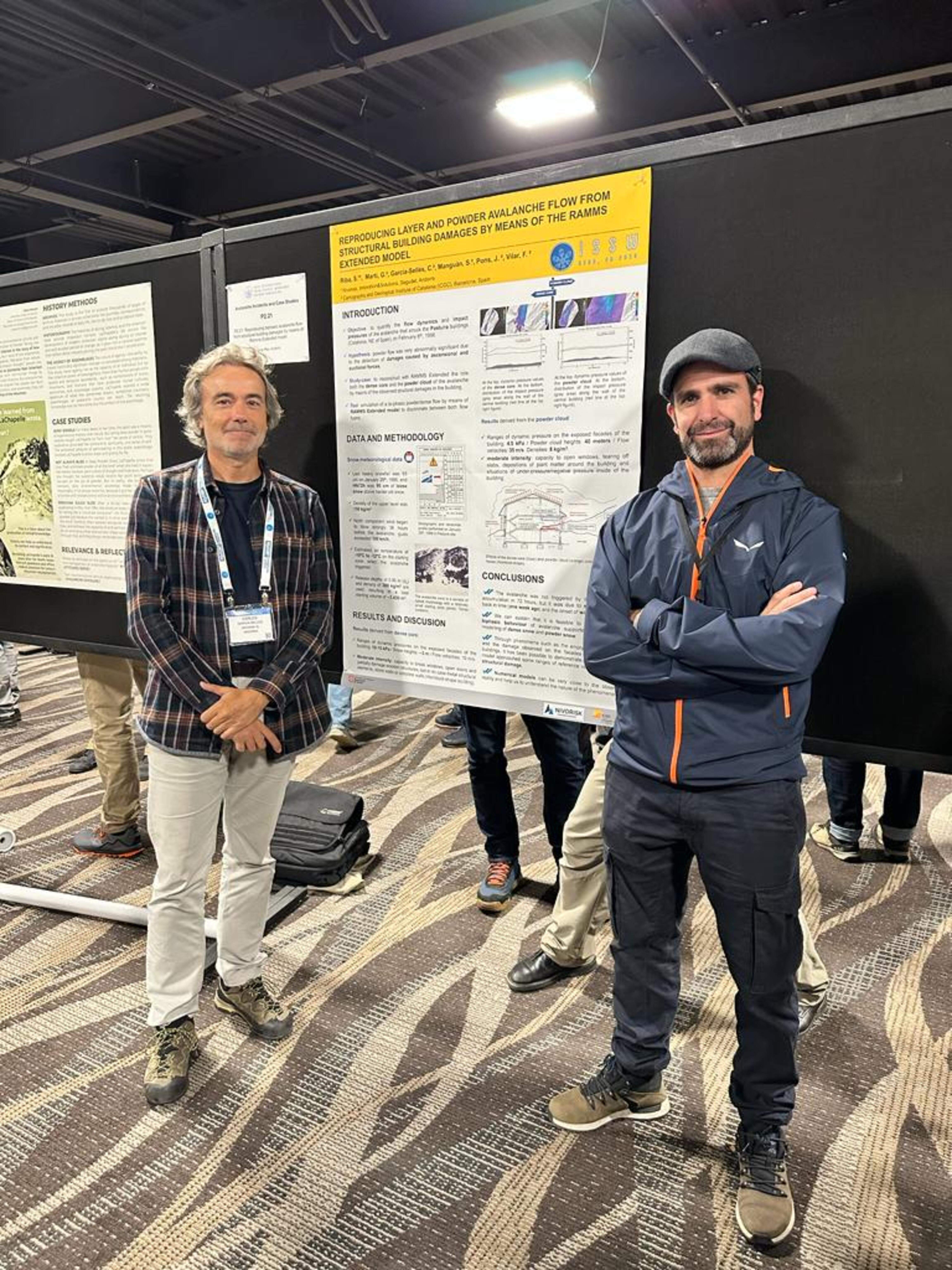 Sergi Riba (dreta) amb Carles Garcia a Oregon.