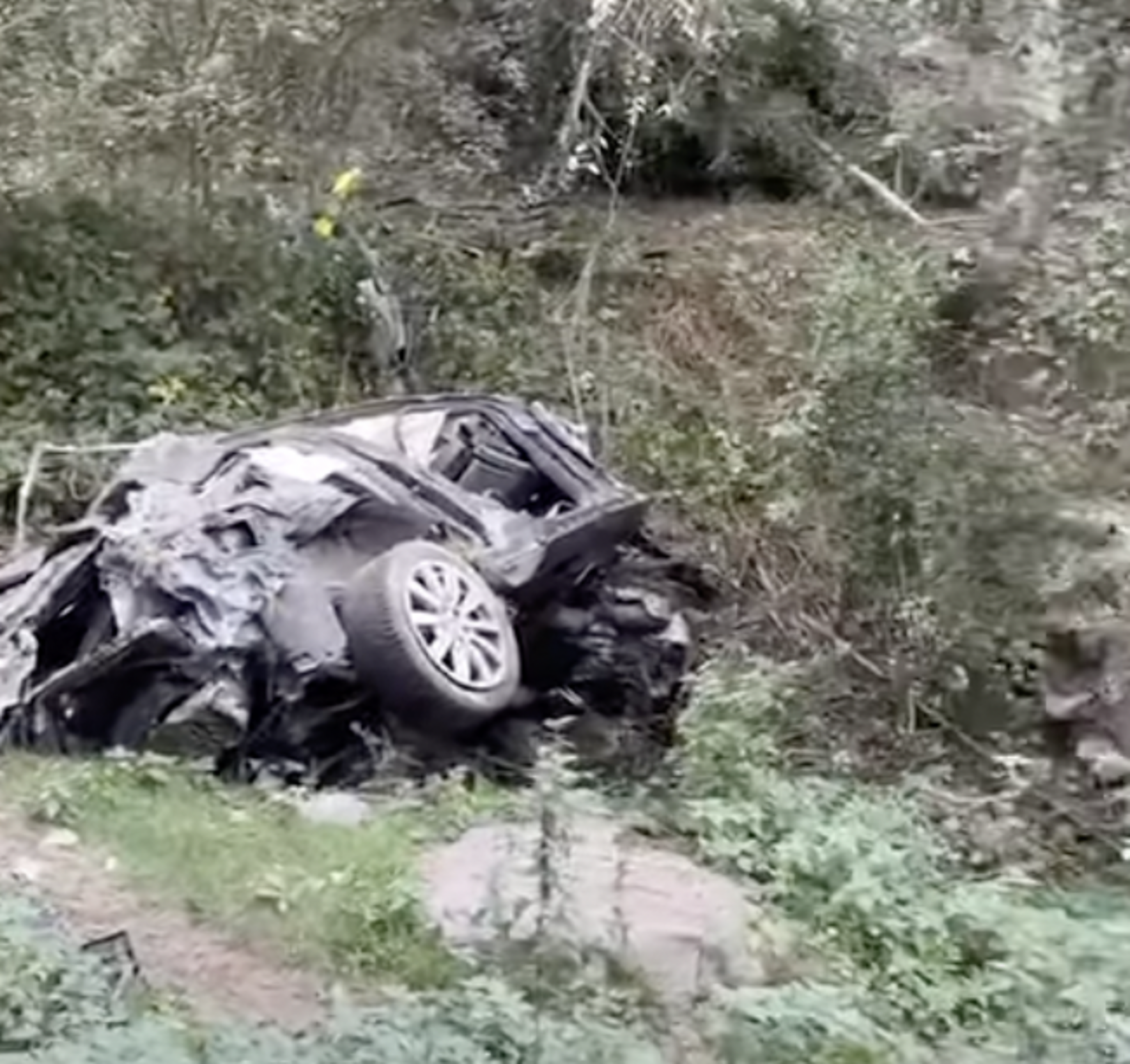 Estat en què va quedar el vehicle.