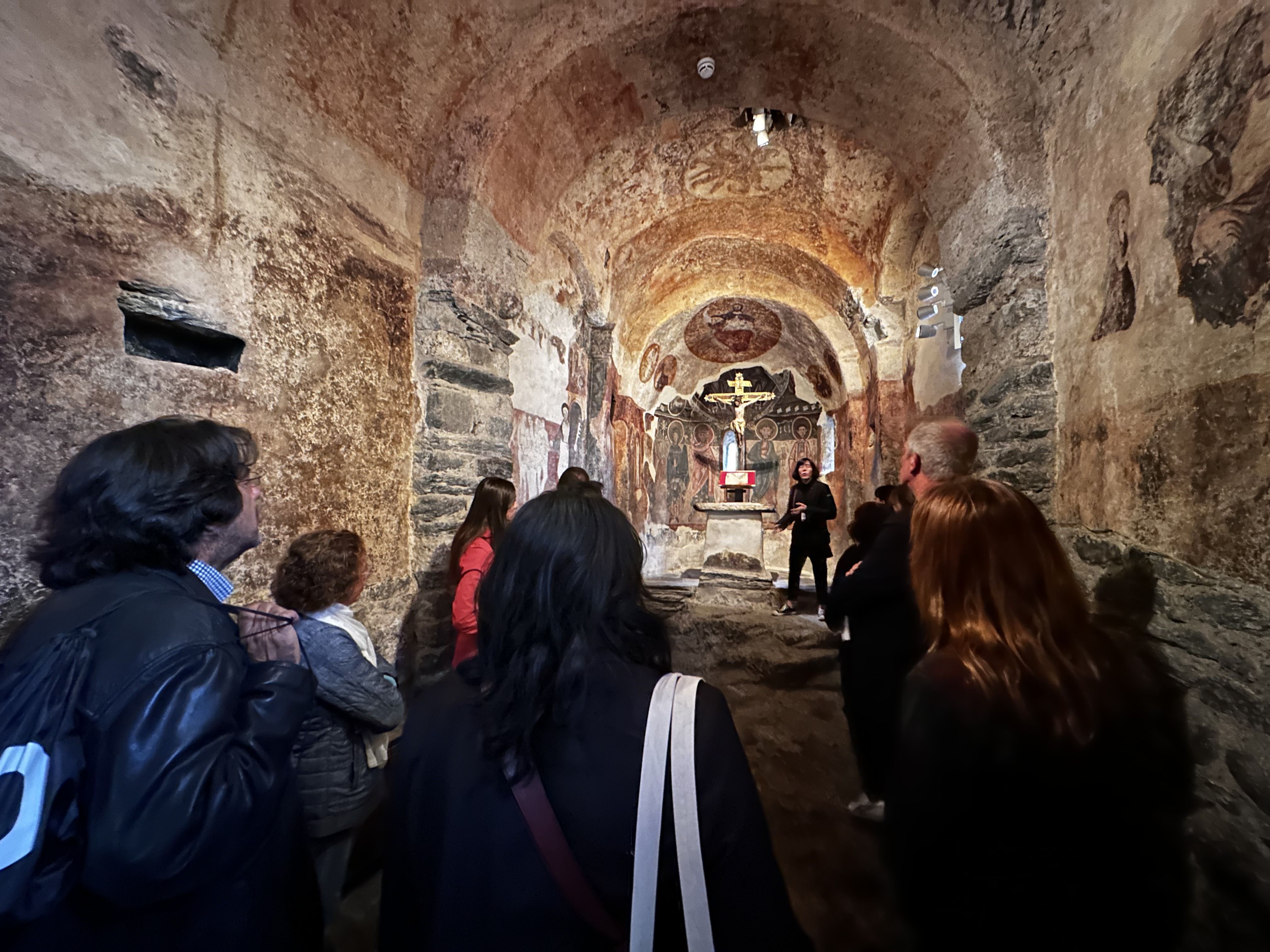 Visita dels membres de la COPIL a Sant Cerni de Nagol.