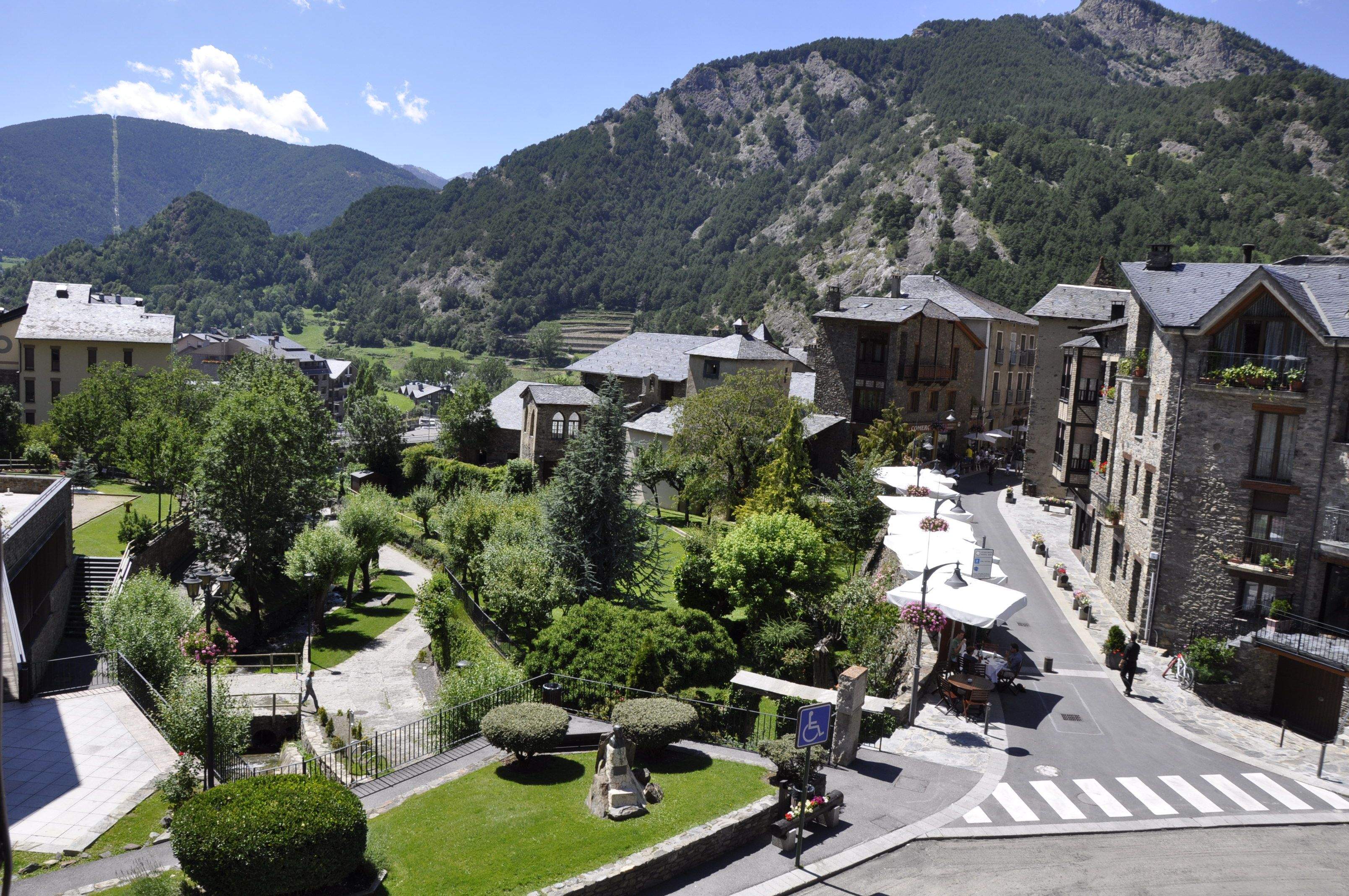 Una vista parcial d'Ordino.