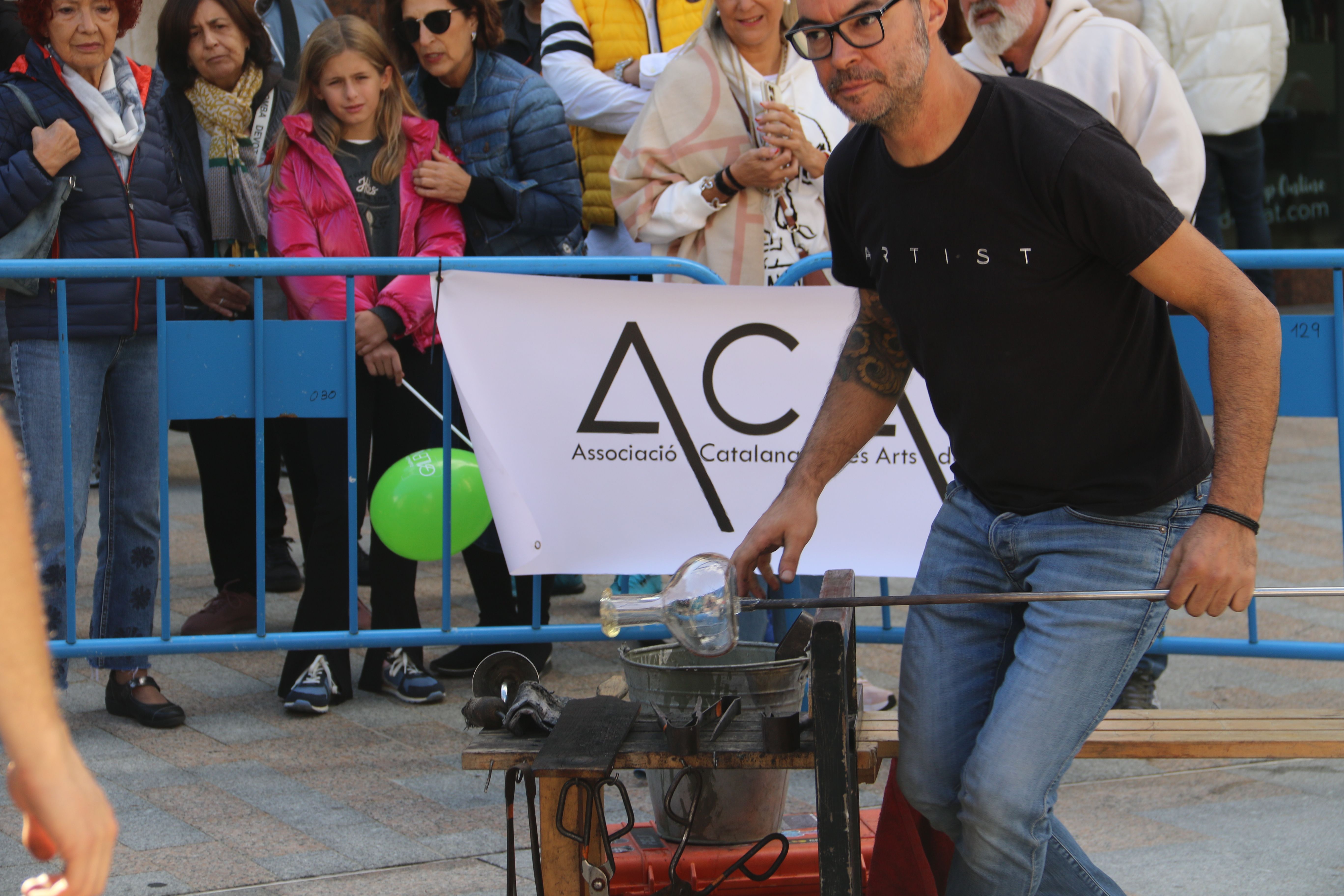 Treballant el vidre. Treballant el vidre.