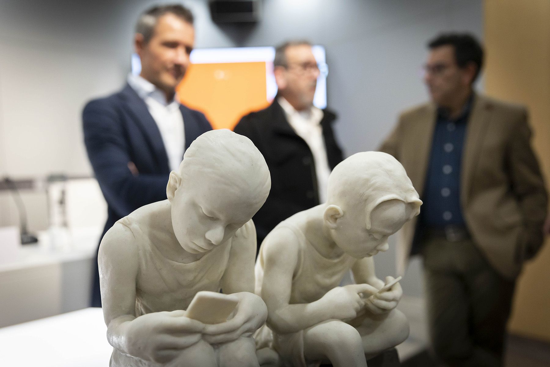 Detall de l'escultura guanyadora.