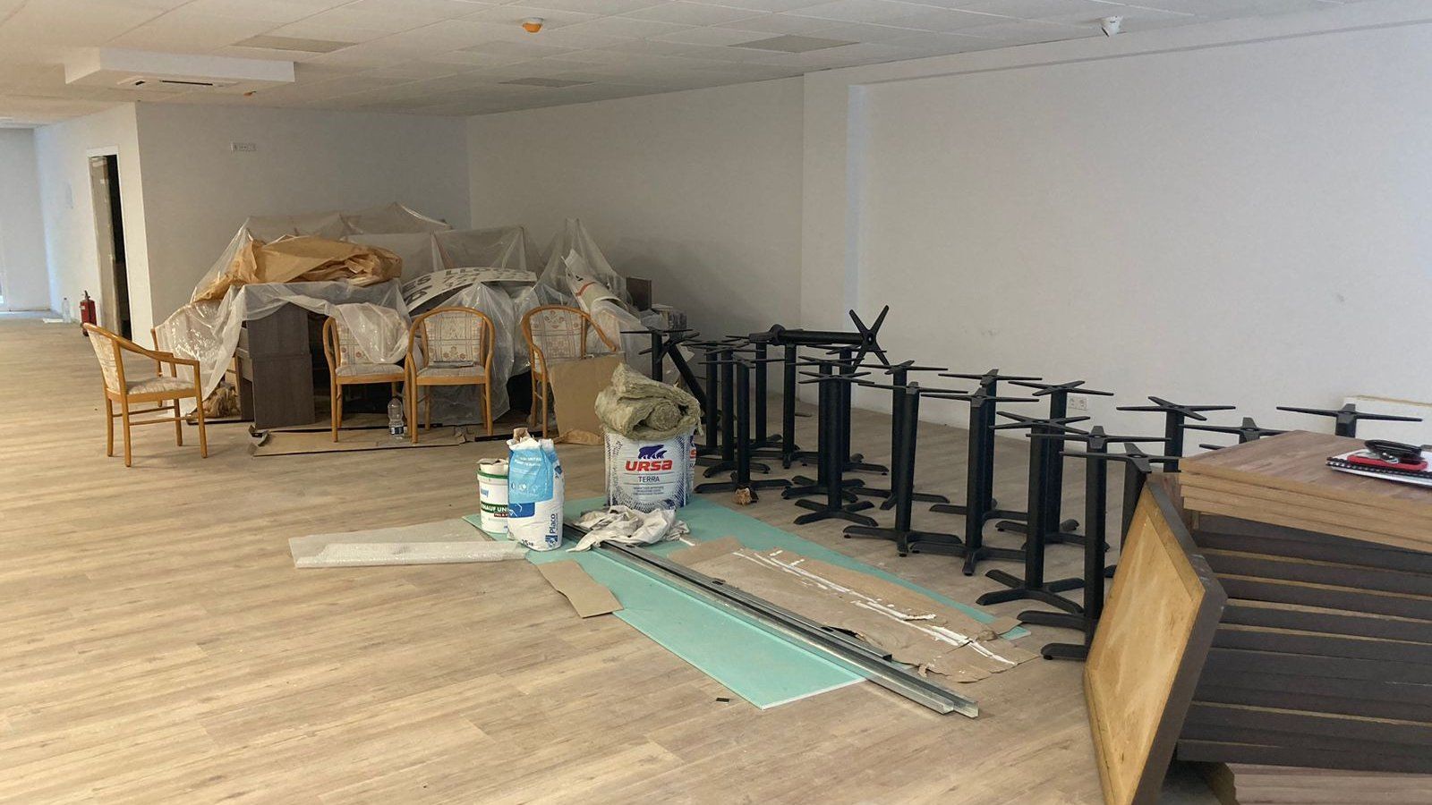 El local en plena remodelació.