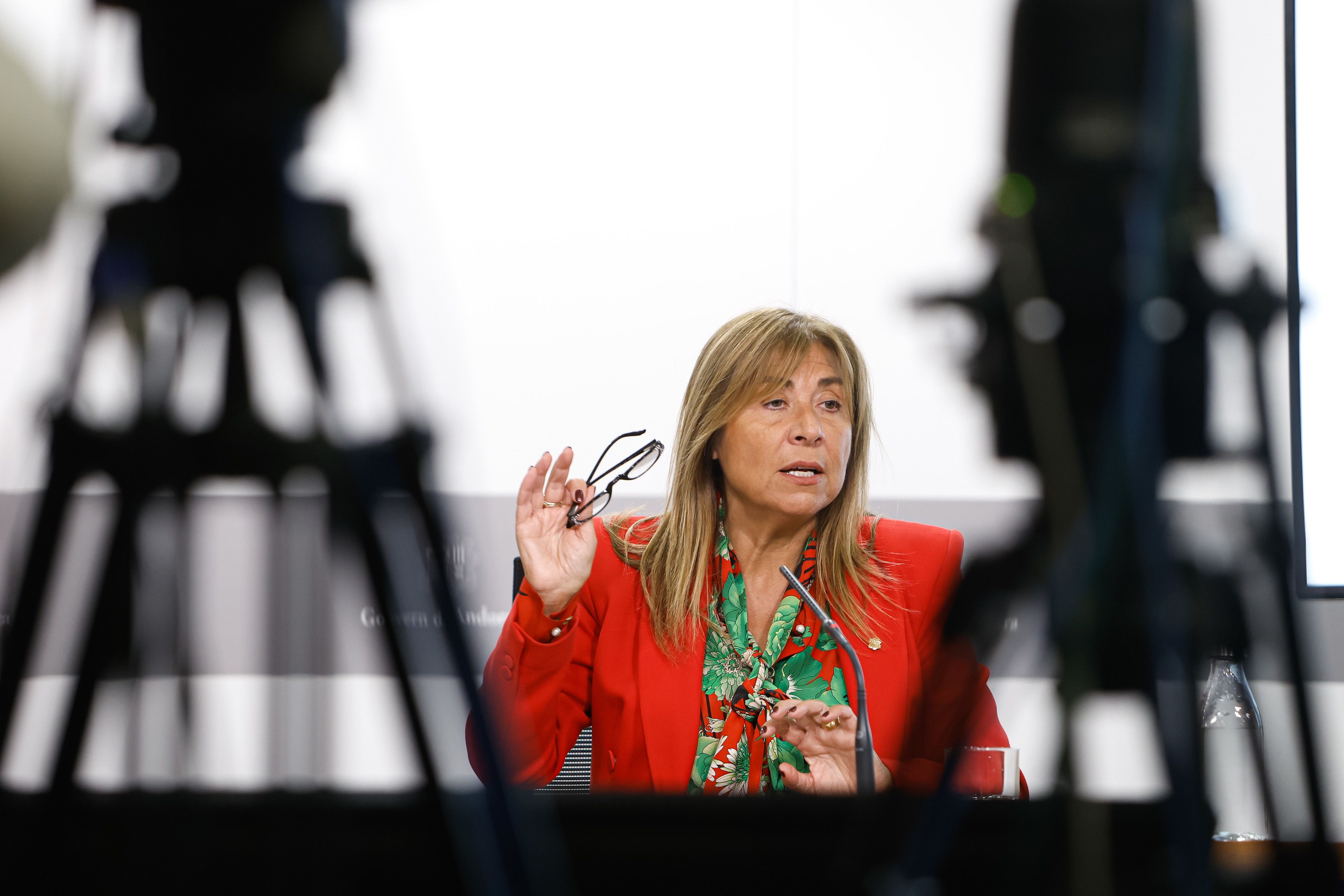 Conxita Marsol, dimecres passant, presentant la llei. Conxita Marsol, dimecres passant, presentant la llei.