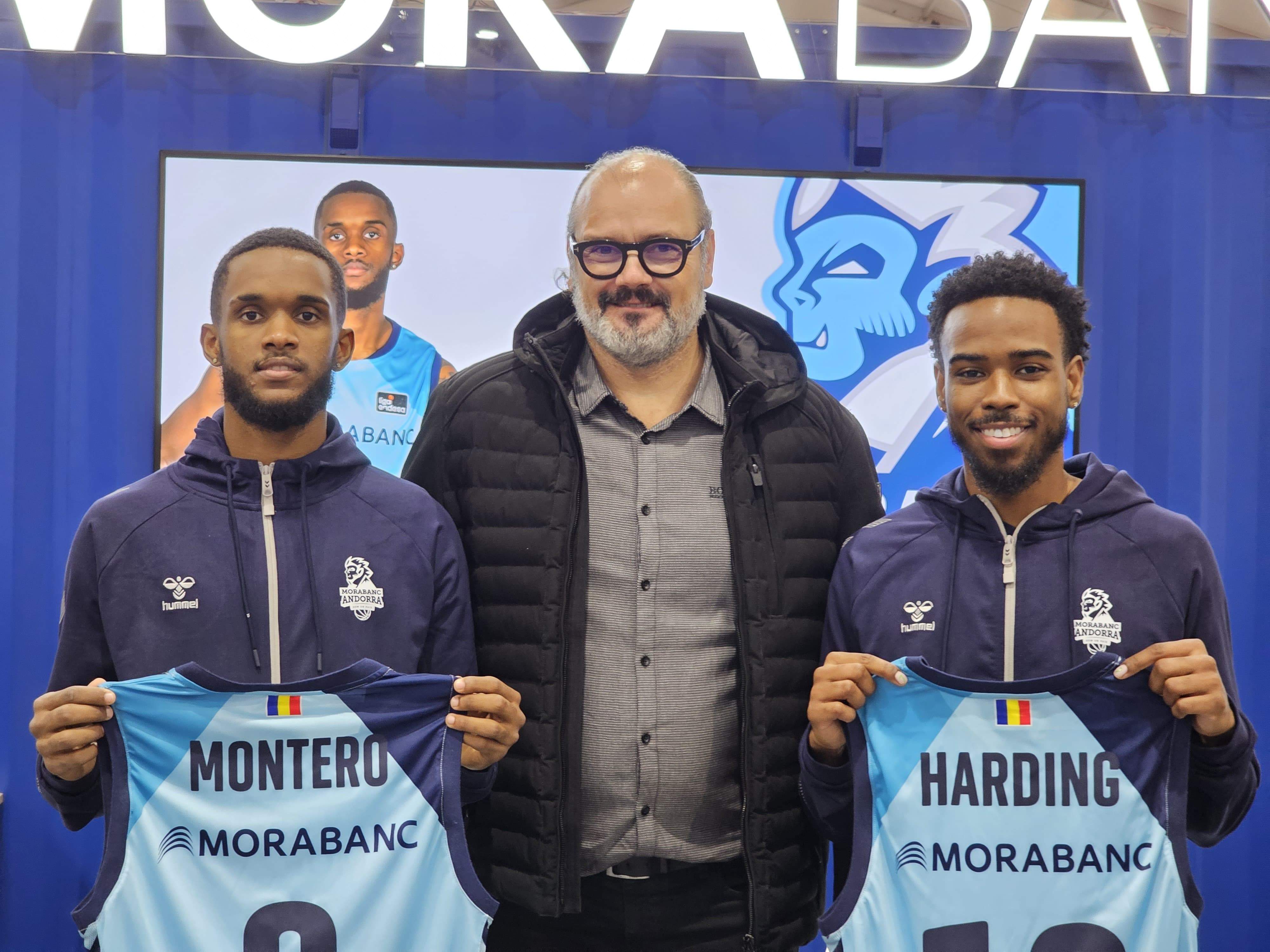 Montero i Harding, amb Solana al mig.