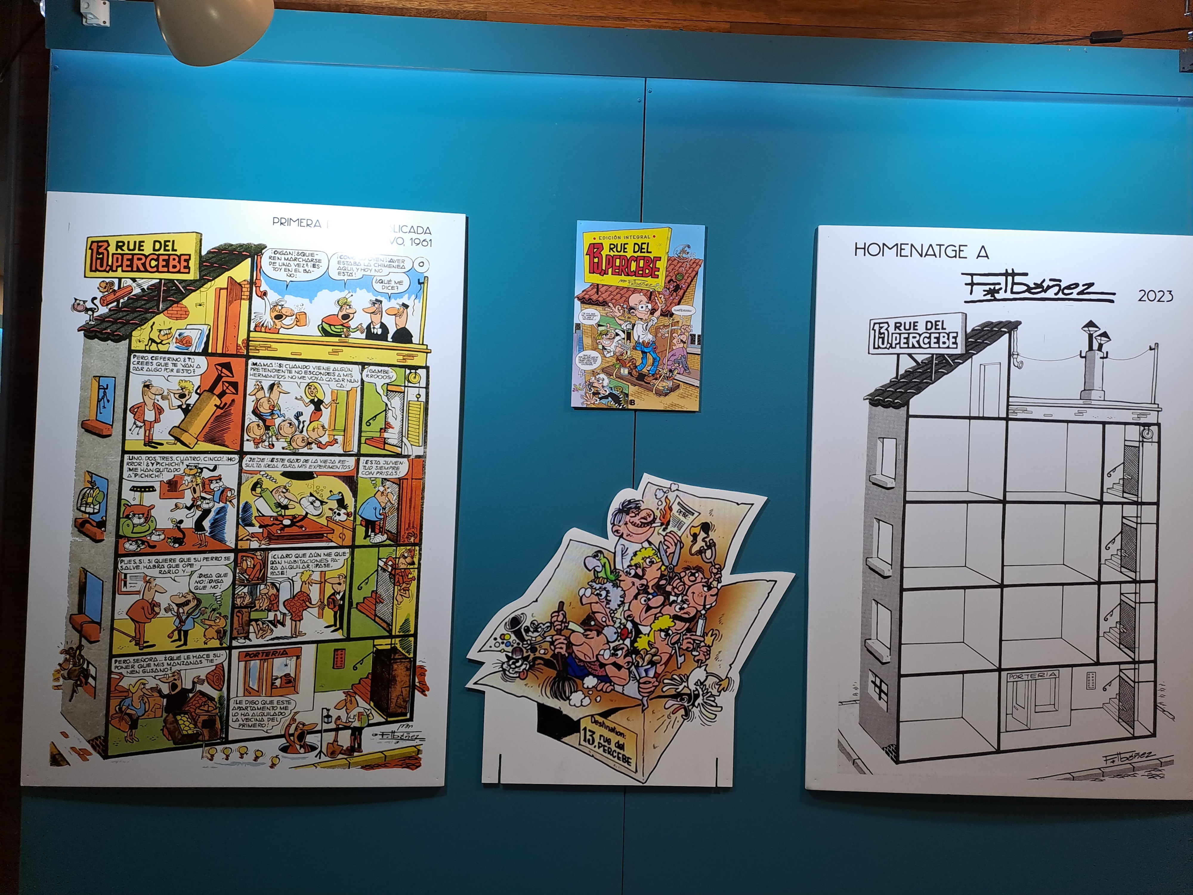 La vinyeta gegant de 13 rue del Percebe. La vinyeta gegant de 13 rue del Percebe.