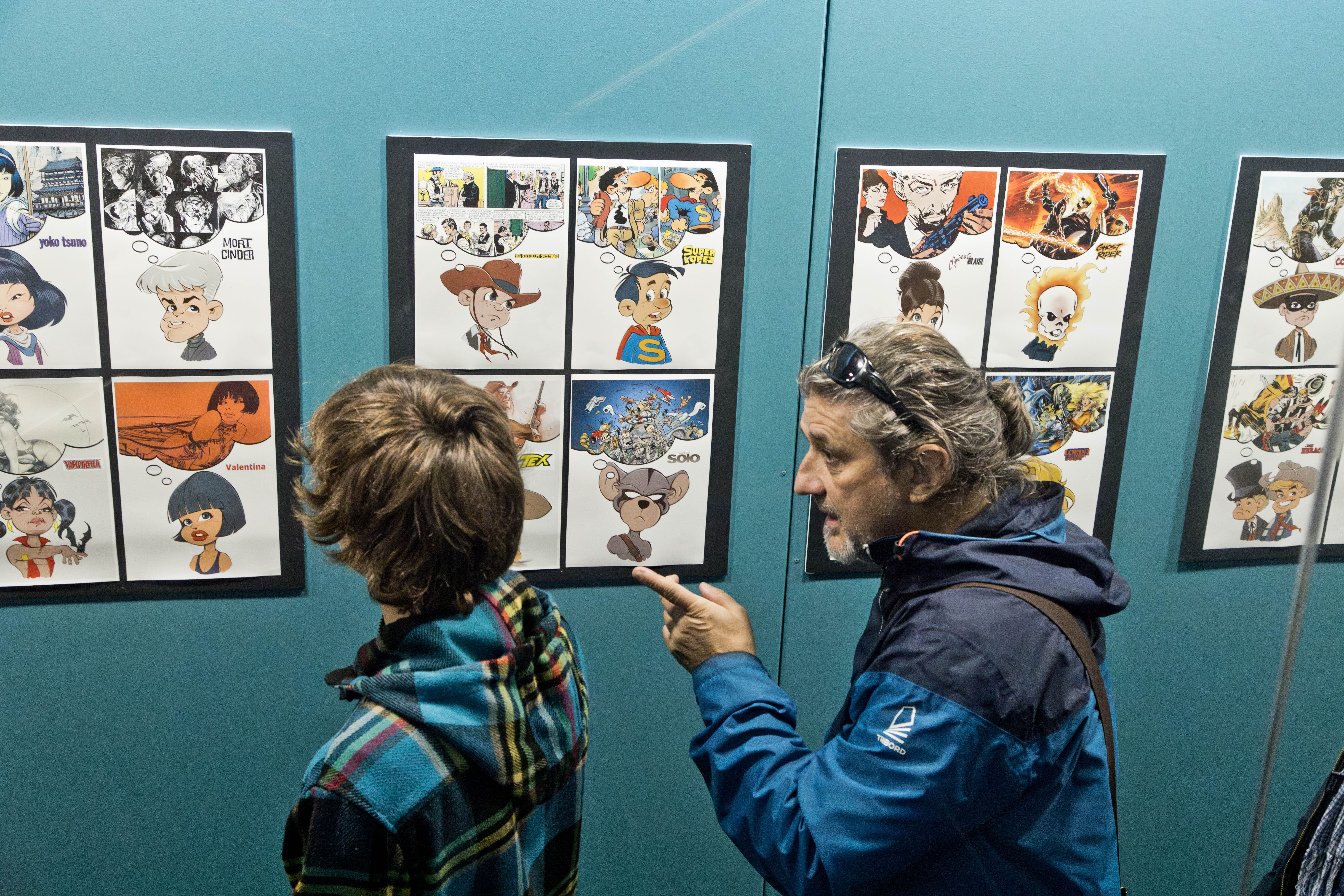 Visitants a la Massana Còmic.