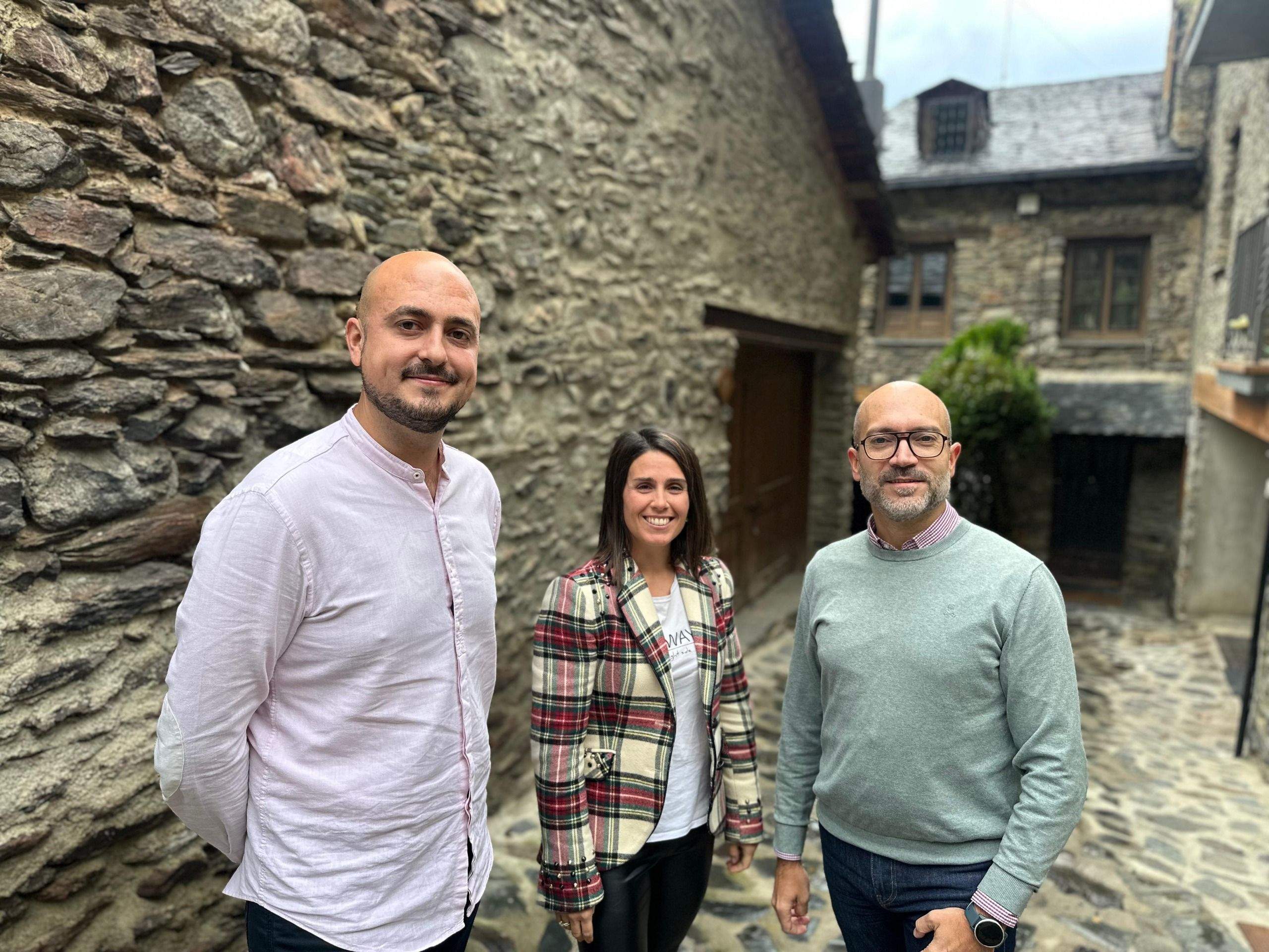 Xavier Fernández, Laura Mas i Joan Sans.