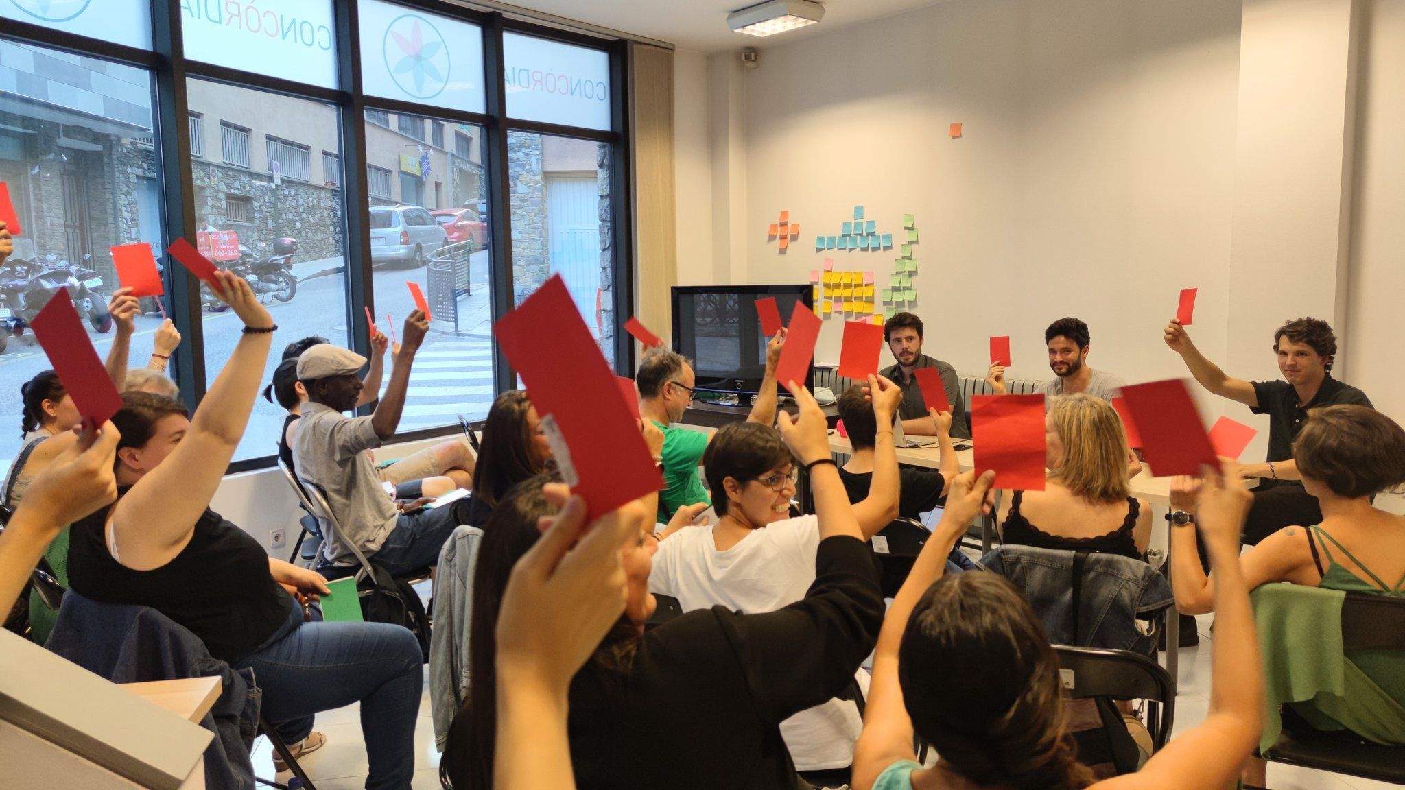 Una assemblea de Concòrdia.