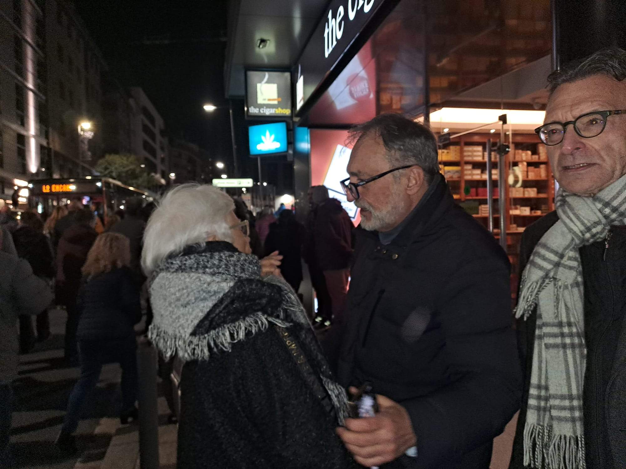 El Raonador del Ciutadà, Marc Vila, a la manifestació.