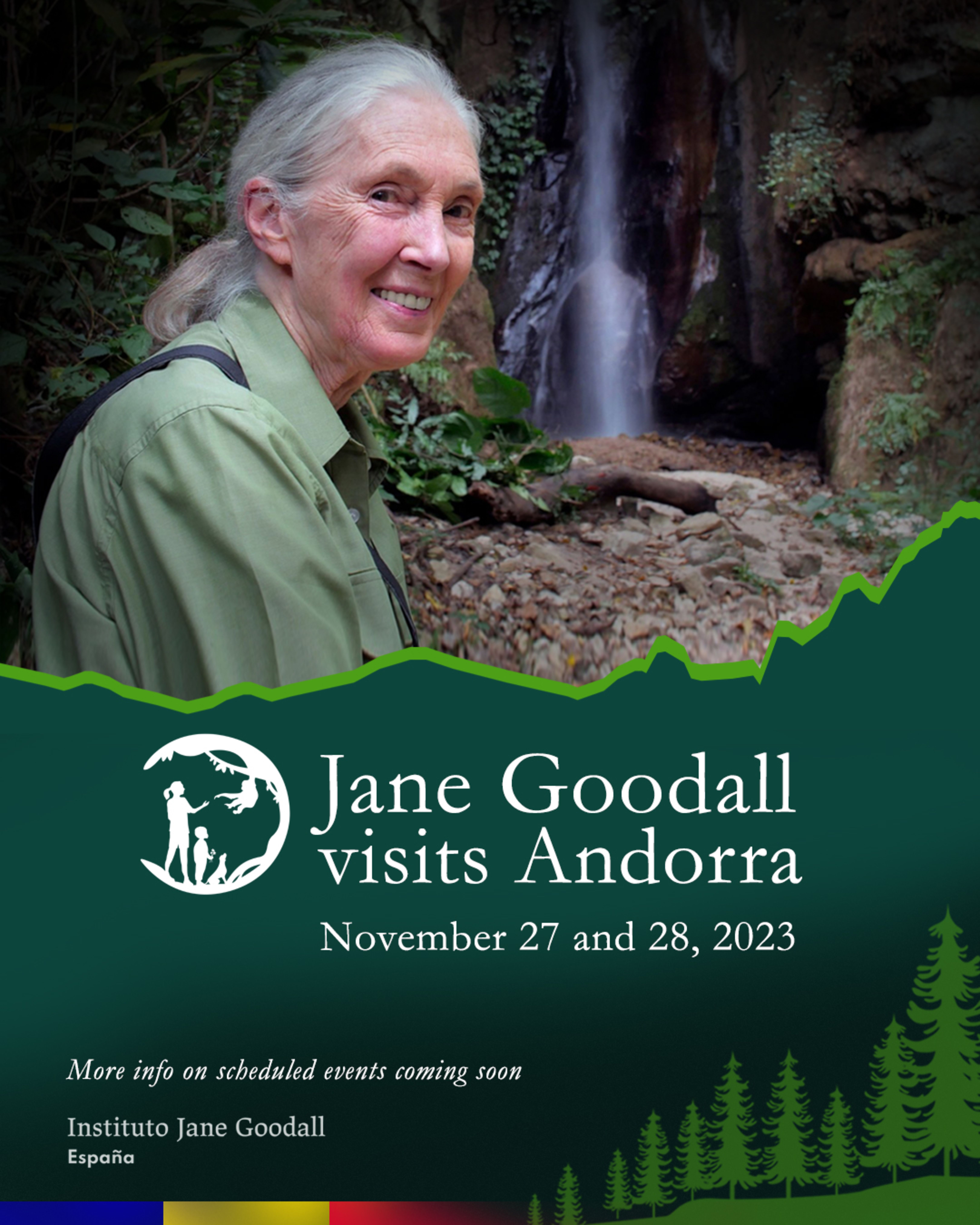 Una imatge de Jane Goodall. Una imatge de Jane Goodall.