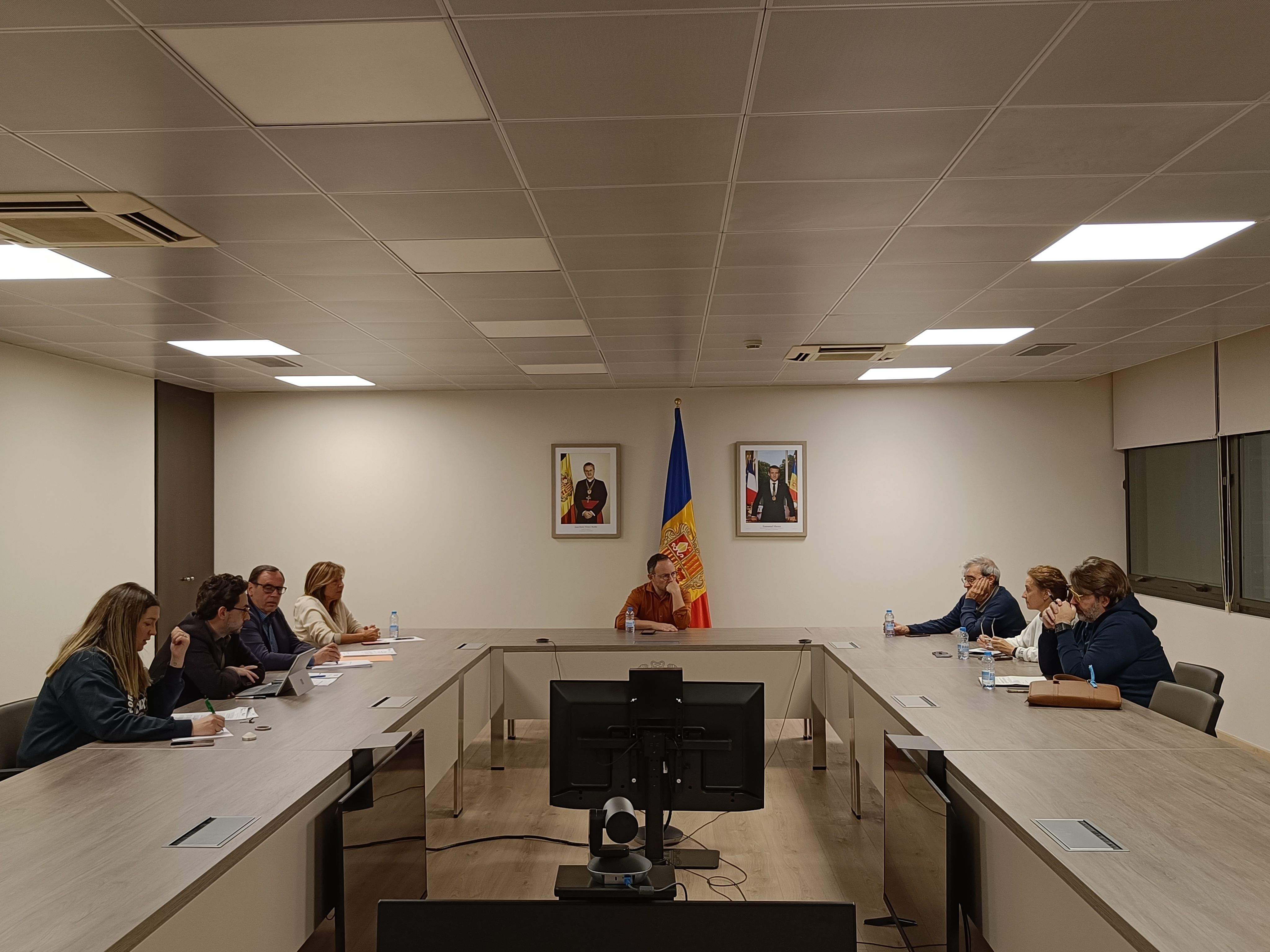 La reunió mantinguda aquest dimecres a la tarda.