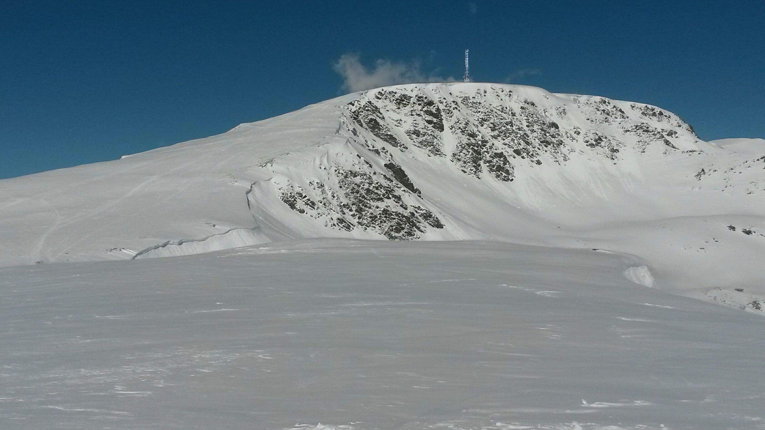 Una imatge del pic del Maià.