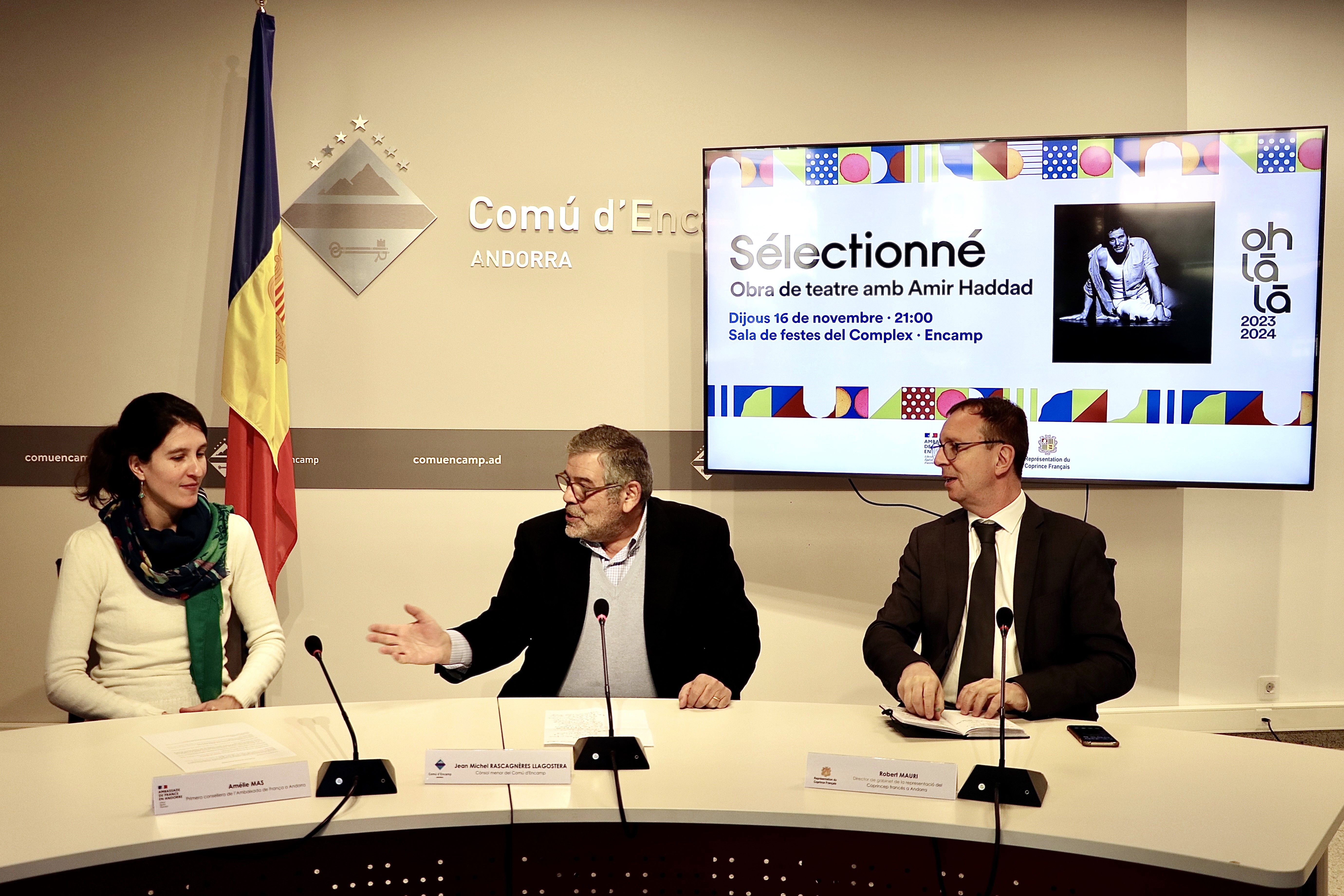 Un instant de la roda de premsa d'aquest matí.