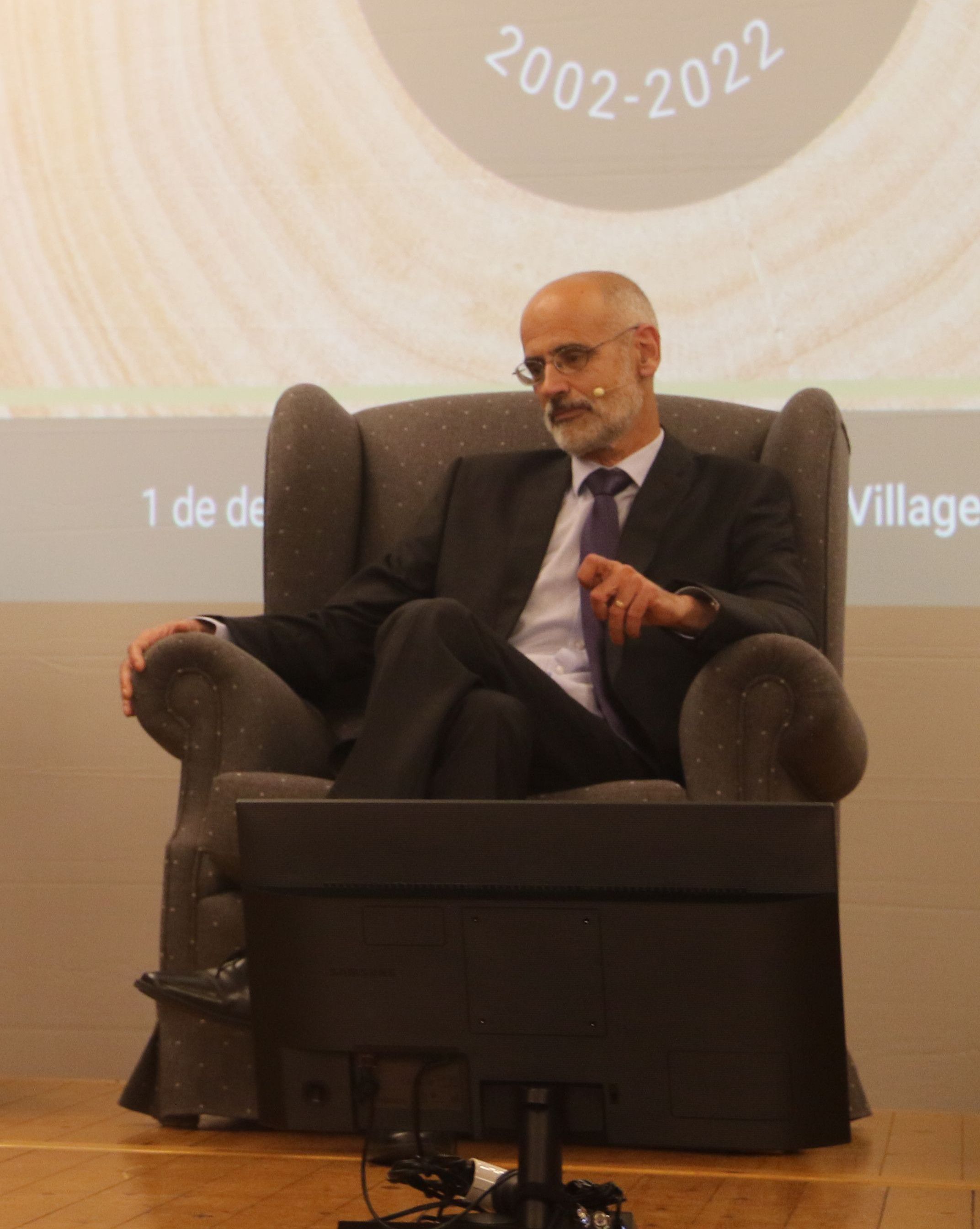 Toni Martí en un acte de l'EFA encara no fa un any.