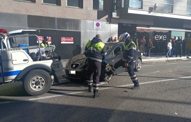 L'altre vehicle implicat. L'altre vehicle implicat.