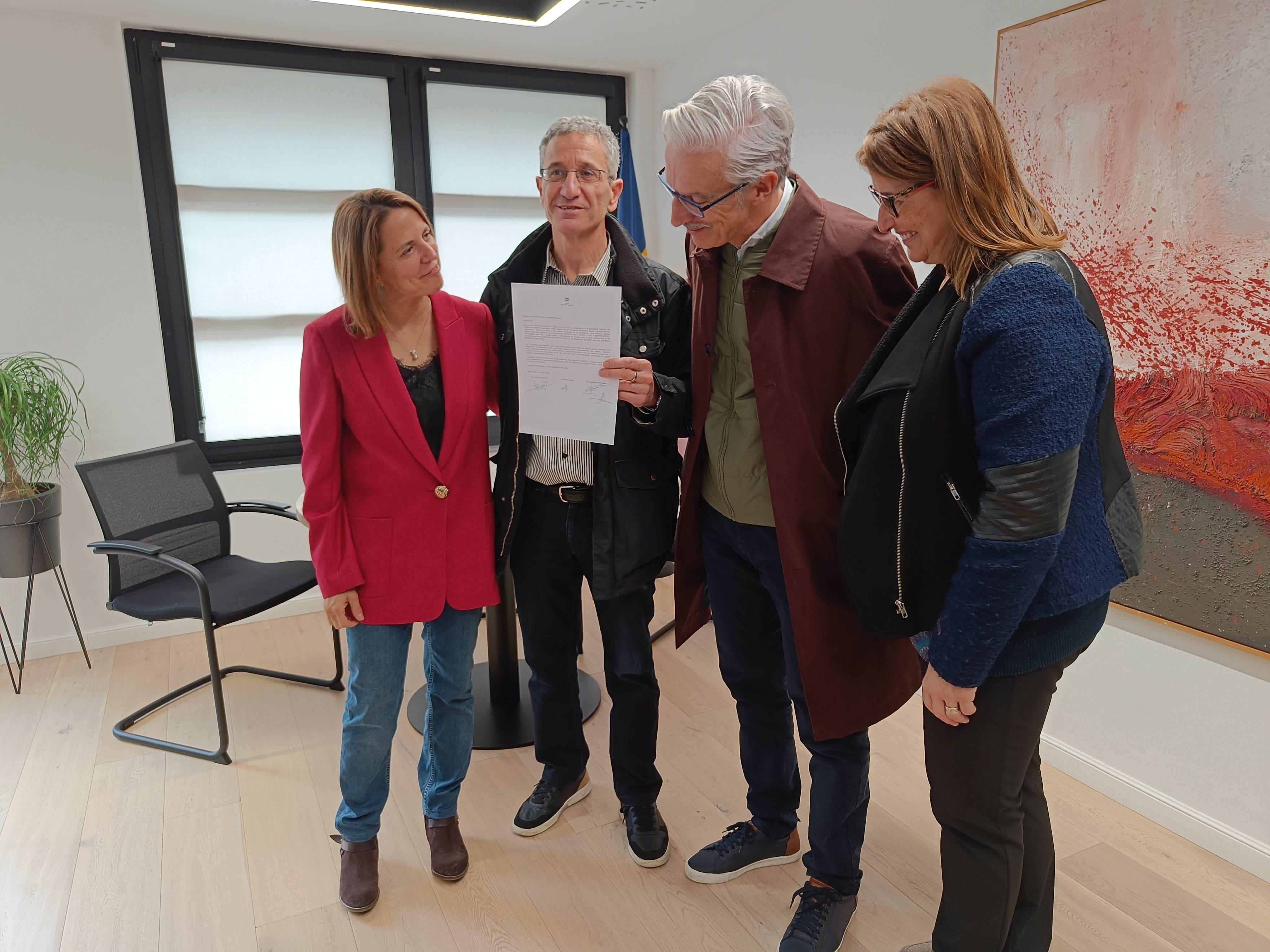 Benchluch i Garcia amb Gili i Tudó.