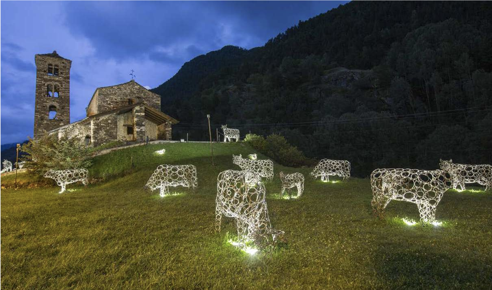 ‘Vaques’, l’obra de Cruz en la primera edició del L’Andart. ‘Vaques’, l’obra de Cruz en la primera edició del L’Andart.