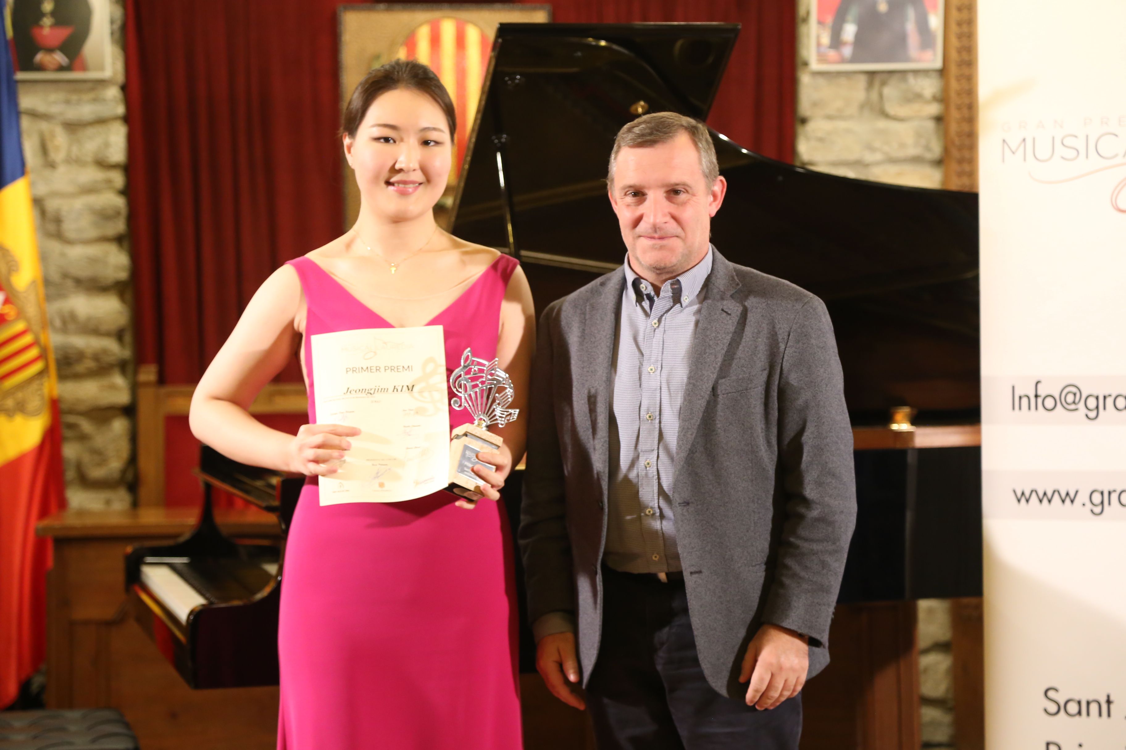 La pianista sudcoreana Jeongjin Kim s’ha emportat el primer premi dotat amb 5.000 euros.